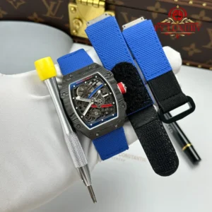 Richard Mille RM67-02 Carbon NTPT Sébastien Ogier Extra Flat Best Replica Super Clone 38.7 x 47.52mm