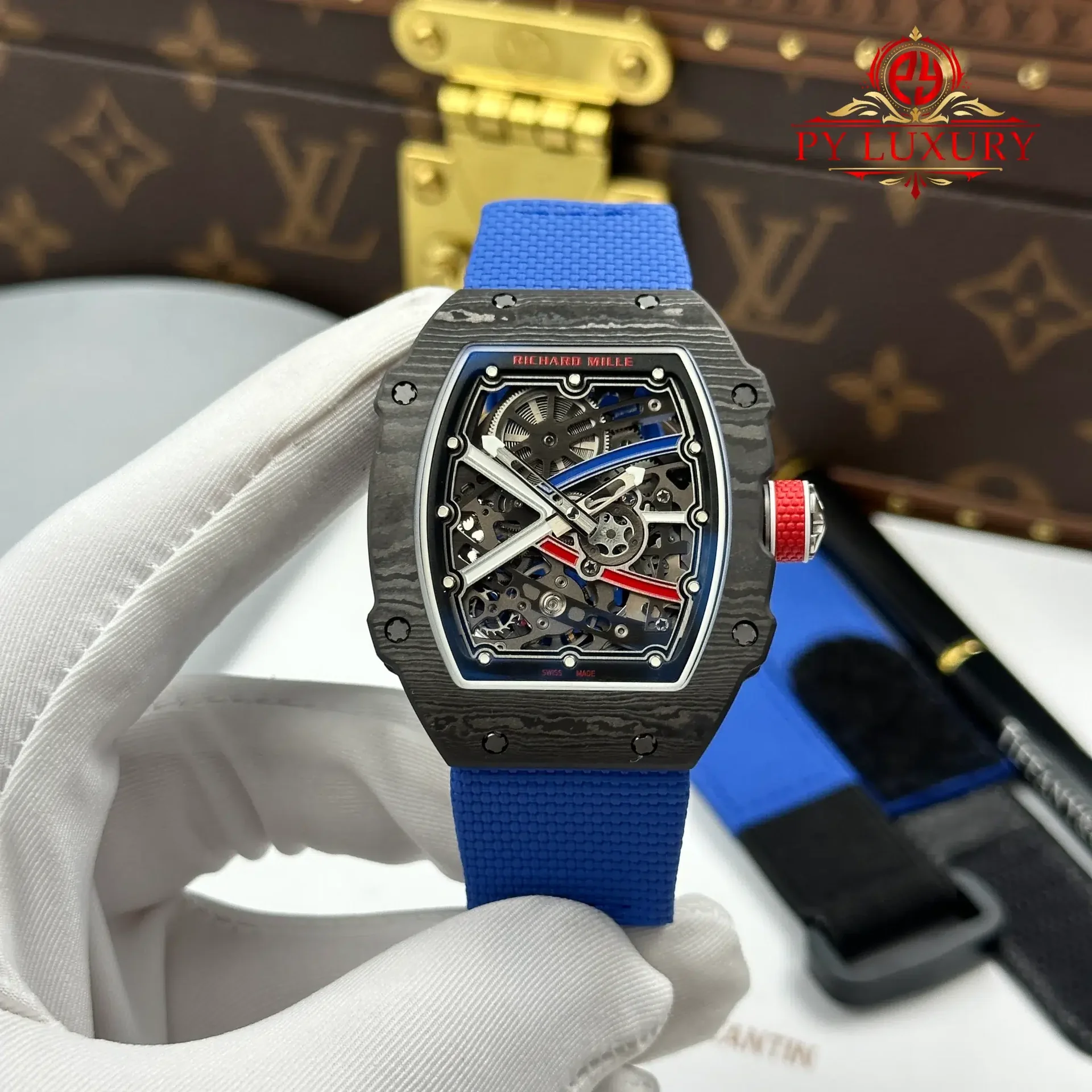 Richard Mille RM67-02 Carbon NTPT Sébastien Ogier Extra Flat Best Replica Super Clone 38.7 x 47.52mm - 图片 2