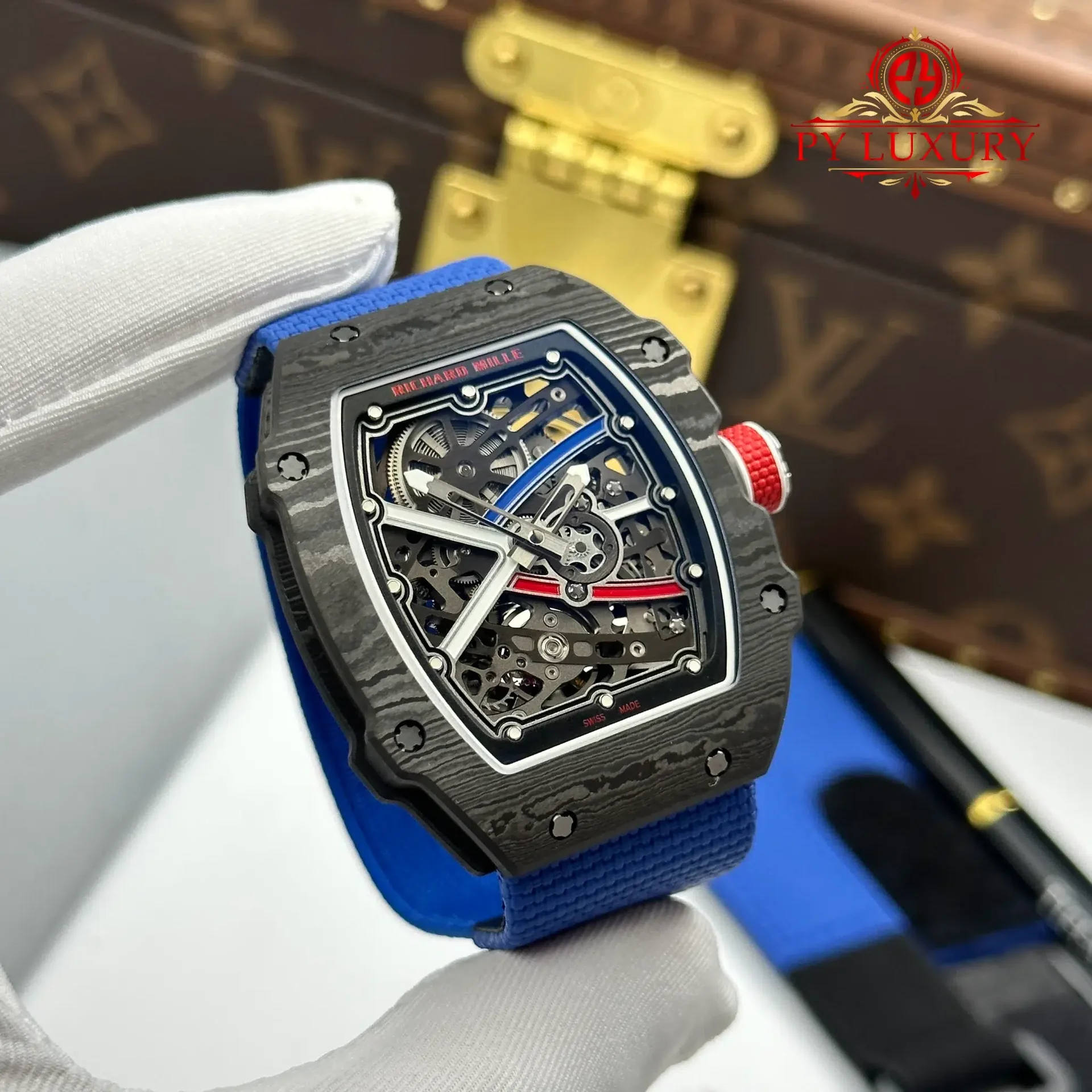 Richard Mille RM67-02 Carbon NTPT Sébastien Ogier Extra Flat Best Replica Super Clone 38.7 x 47.52mm - 图片 3