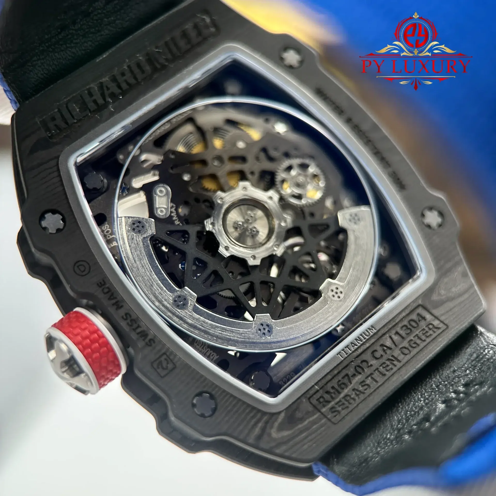 Richard Mille RM67-02 Carbon NTPT Sébastien Ogier Extra Flat Best Replica Super Clone 38.7 x 47.52mm - 图片 12