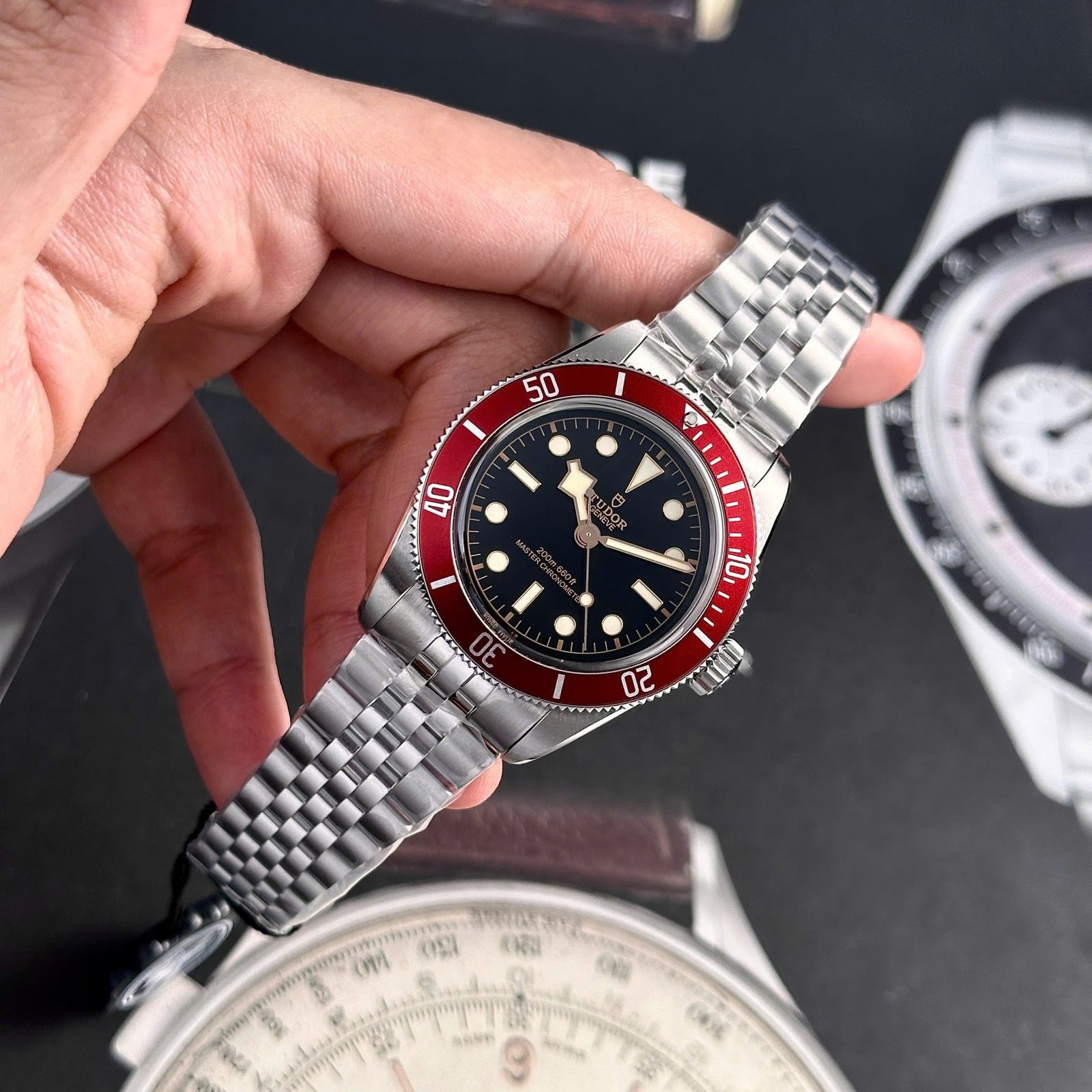 Tudor Black Bay 7941A1A0RU-0003 Black Dial Red Bezel Best Clone ZF 41mm - 图片 3