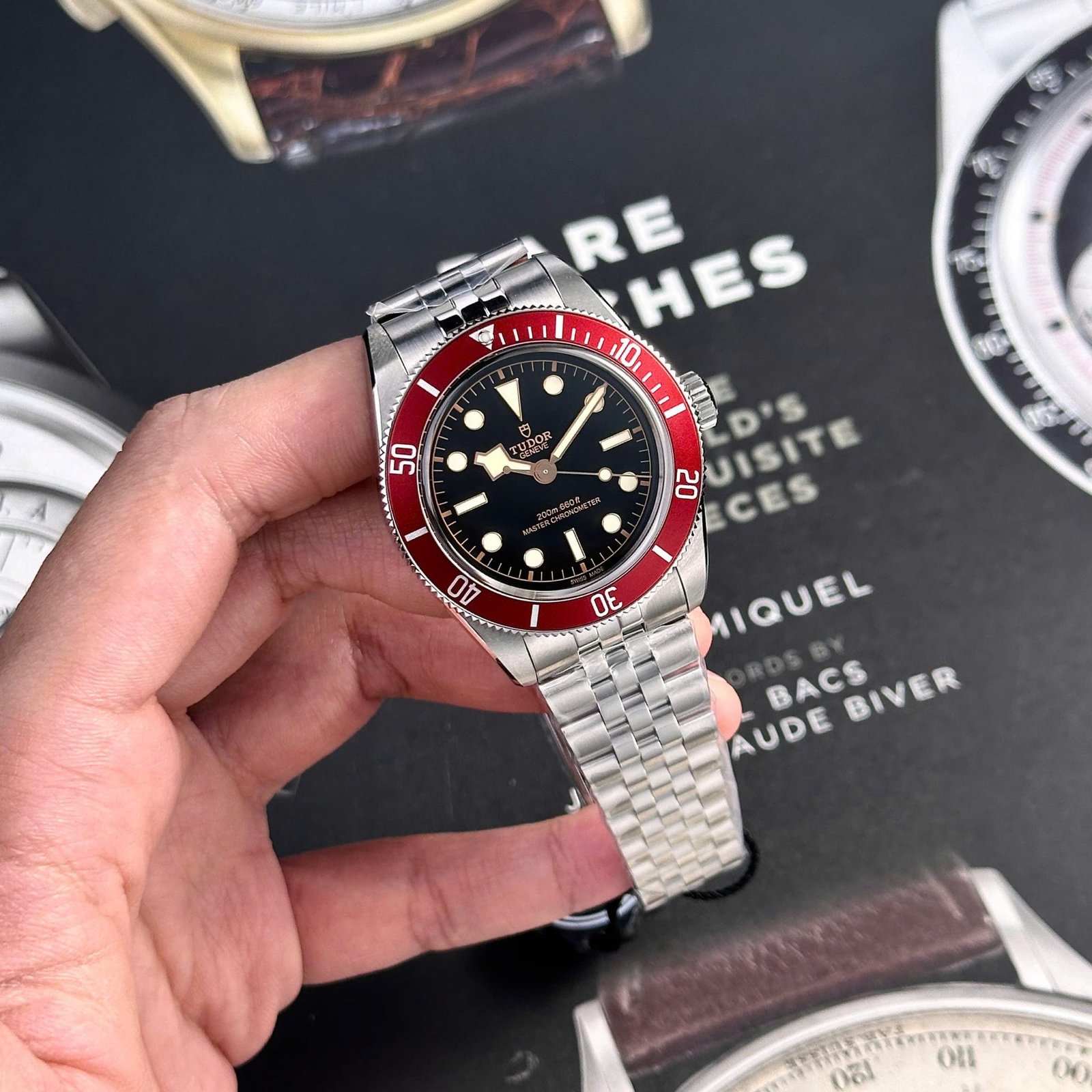 Tudor Black Bay 7941A1A0RU-0003 Black Dial Red Bezel Best Clone ZF 41mm - 图片 4