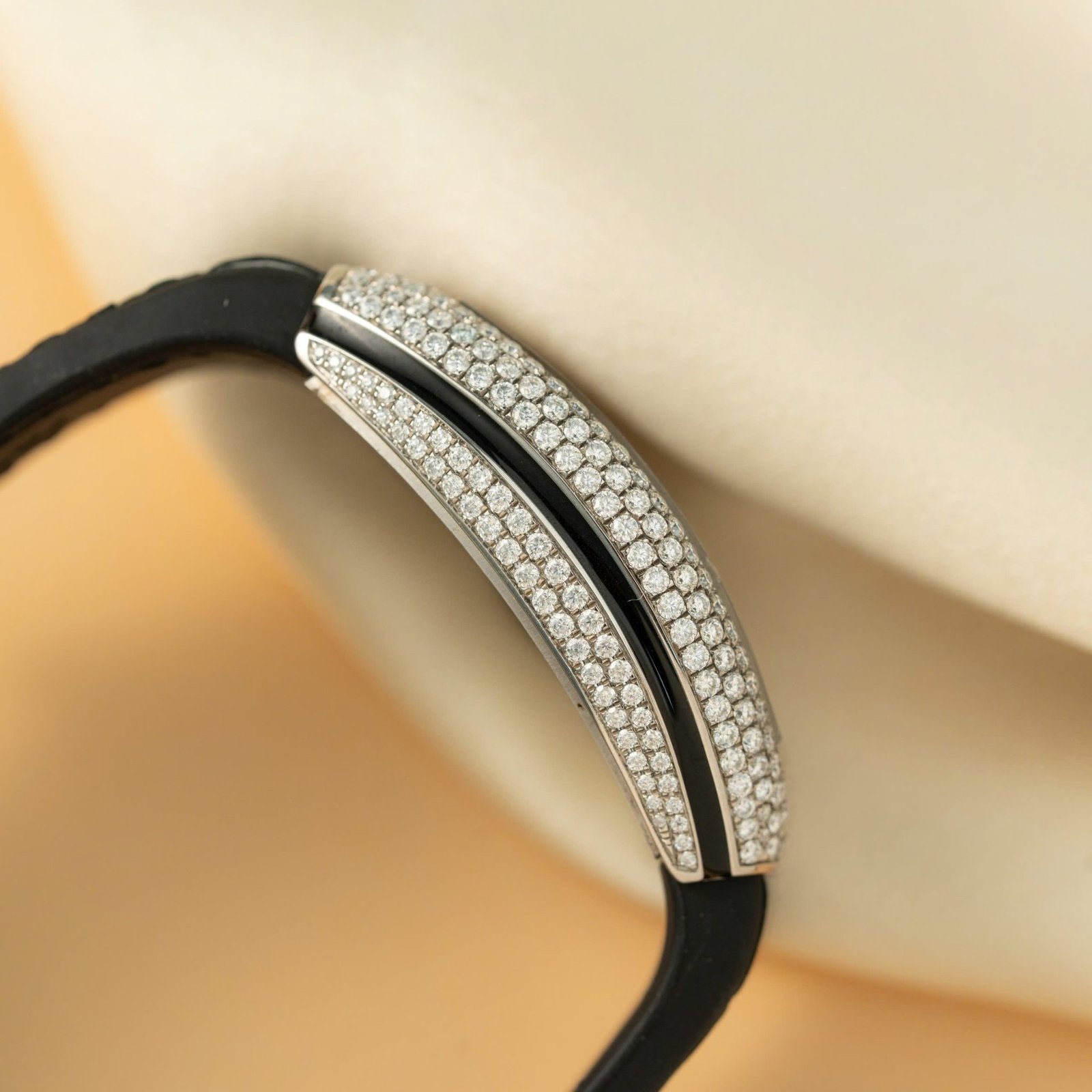 Franck Muller Vanguard V32 Black Full Moissanite Diamonds Best Replica ABF 32mm - 图片 5