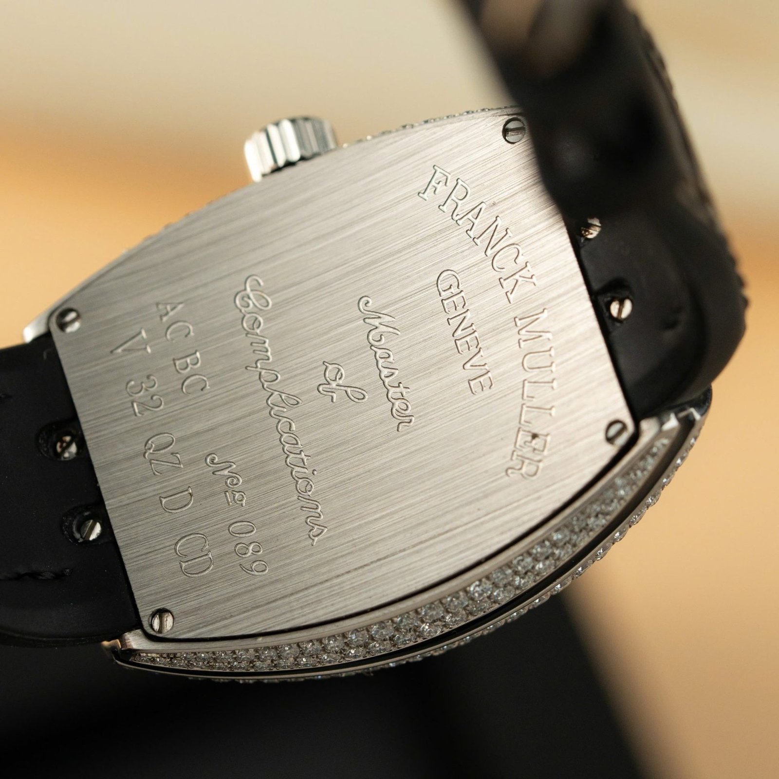Franck Muller Vanguard V32 Black Full Moissanite Diamonds Best Replica ABF 32mm - 图片 7