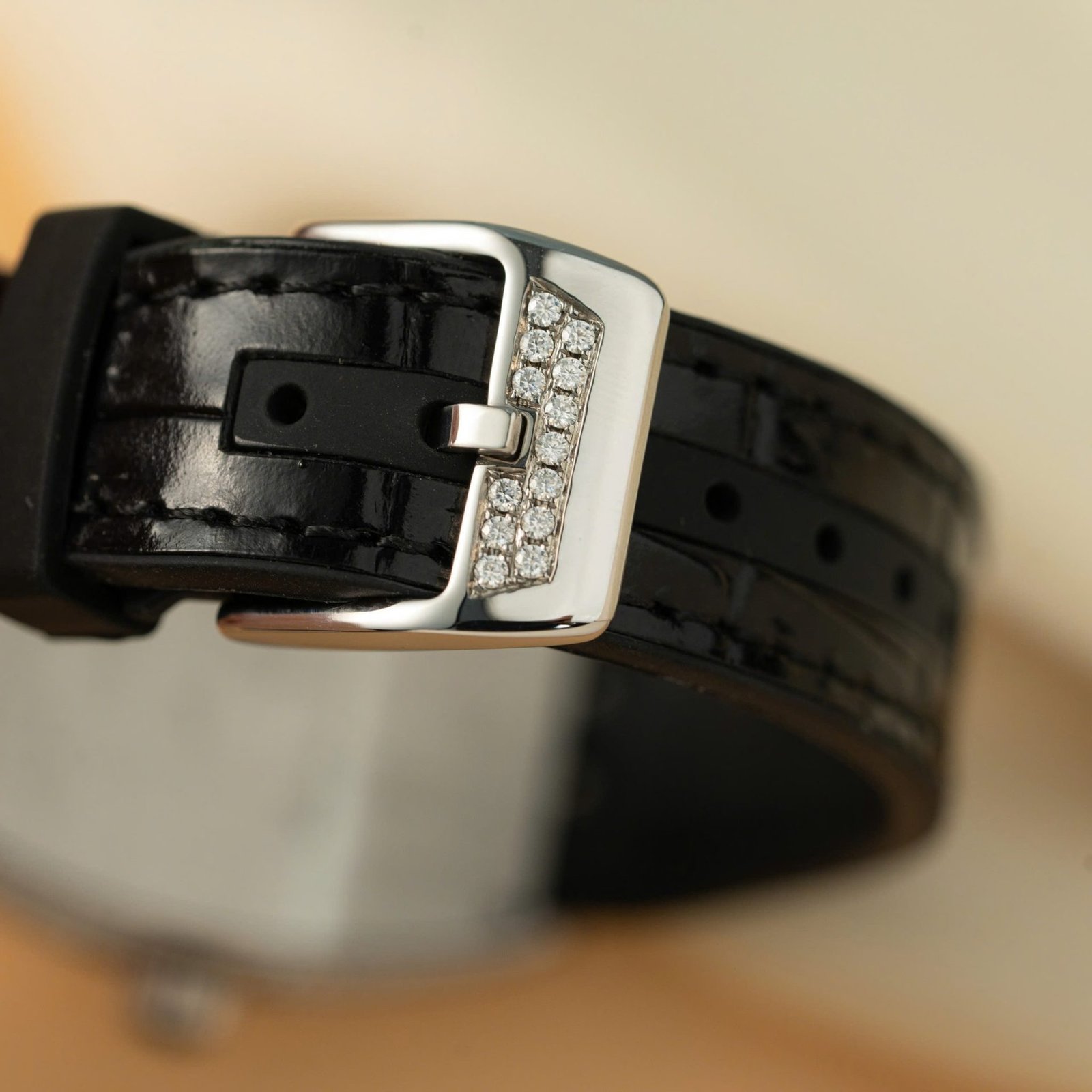 Franck Muller Vanguard V32 Black Full Moissanite Diamonds Best Replica ABF 32mm - 图片 8