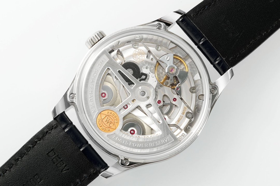 IWC Portugieser IW501705 Beige Dial Leather Strap Best Clone APSF 42mm - 图片 8
