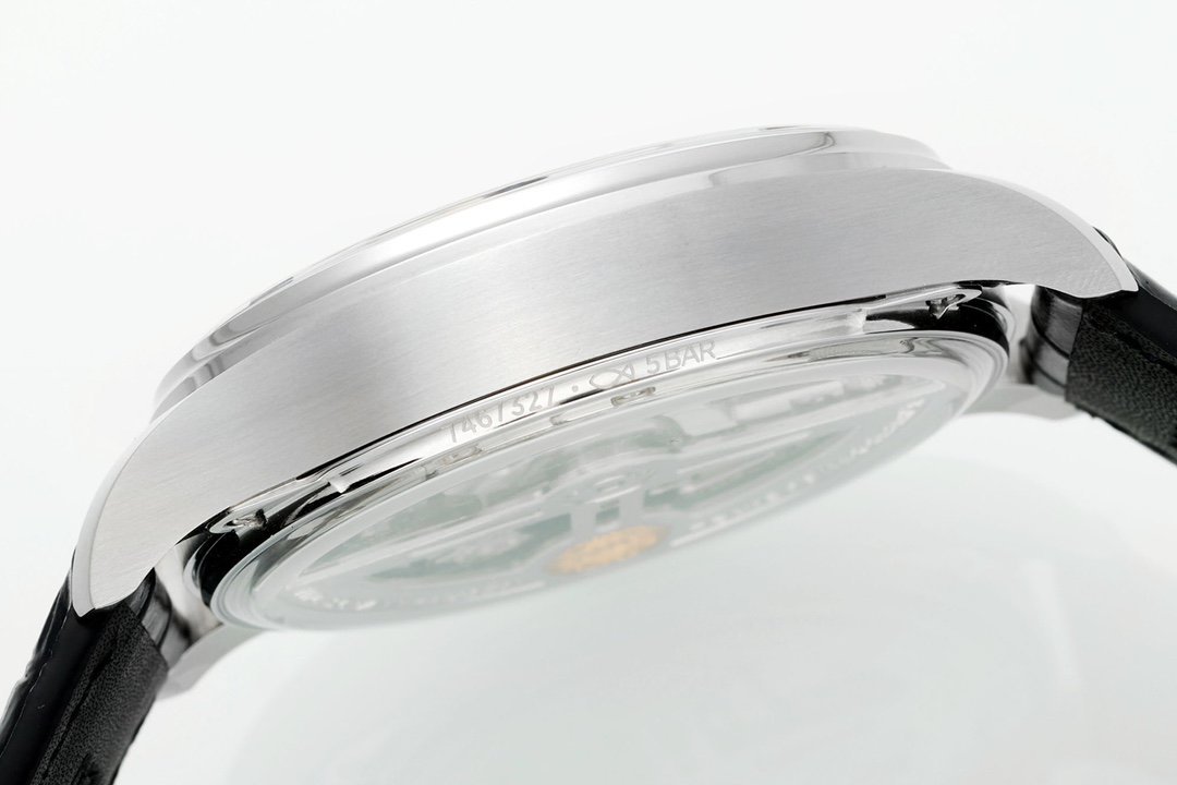 IWC Portugieser IW501704 Automatic Blue Dial Black Leather Strap Best Replica APSF 42mm - 图片 6