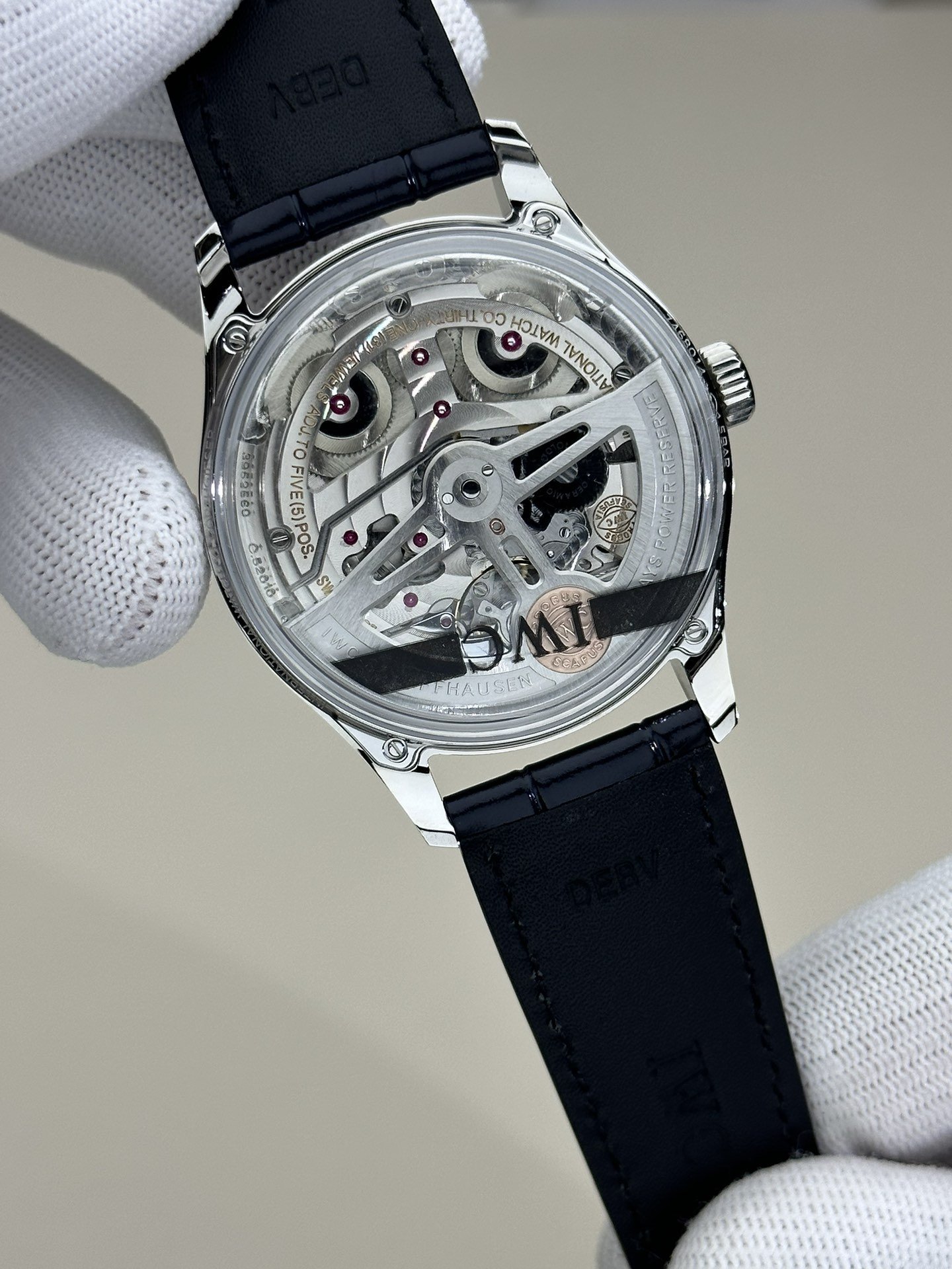 IWC Portugieser IW501702 Silver Dial Blue Arabic Numerals Leather Strap Best Copy APSF 42mm - 图片 8