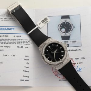 Hublot Classic Fusion Orlinski Titanium Pavé Black Dial Custom Full Moissanite 1:1 Copy 40mm