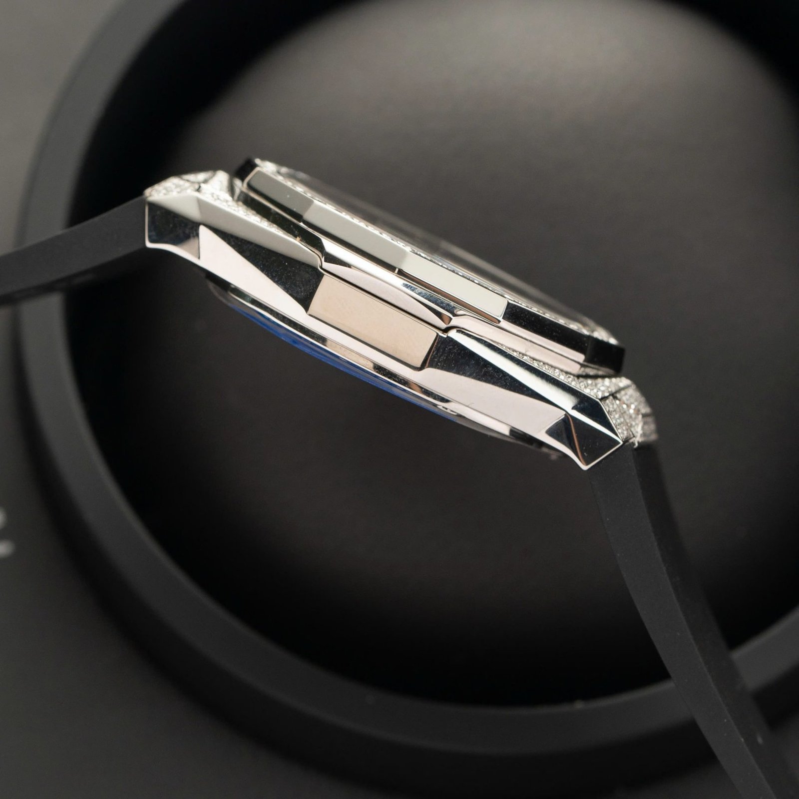 Hublot Classic Fusion Orlinski Titanium Pavé Black Dial Custom Full Moissanite 1:1 Copy 40mm - 图片 7