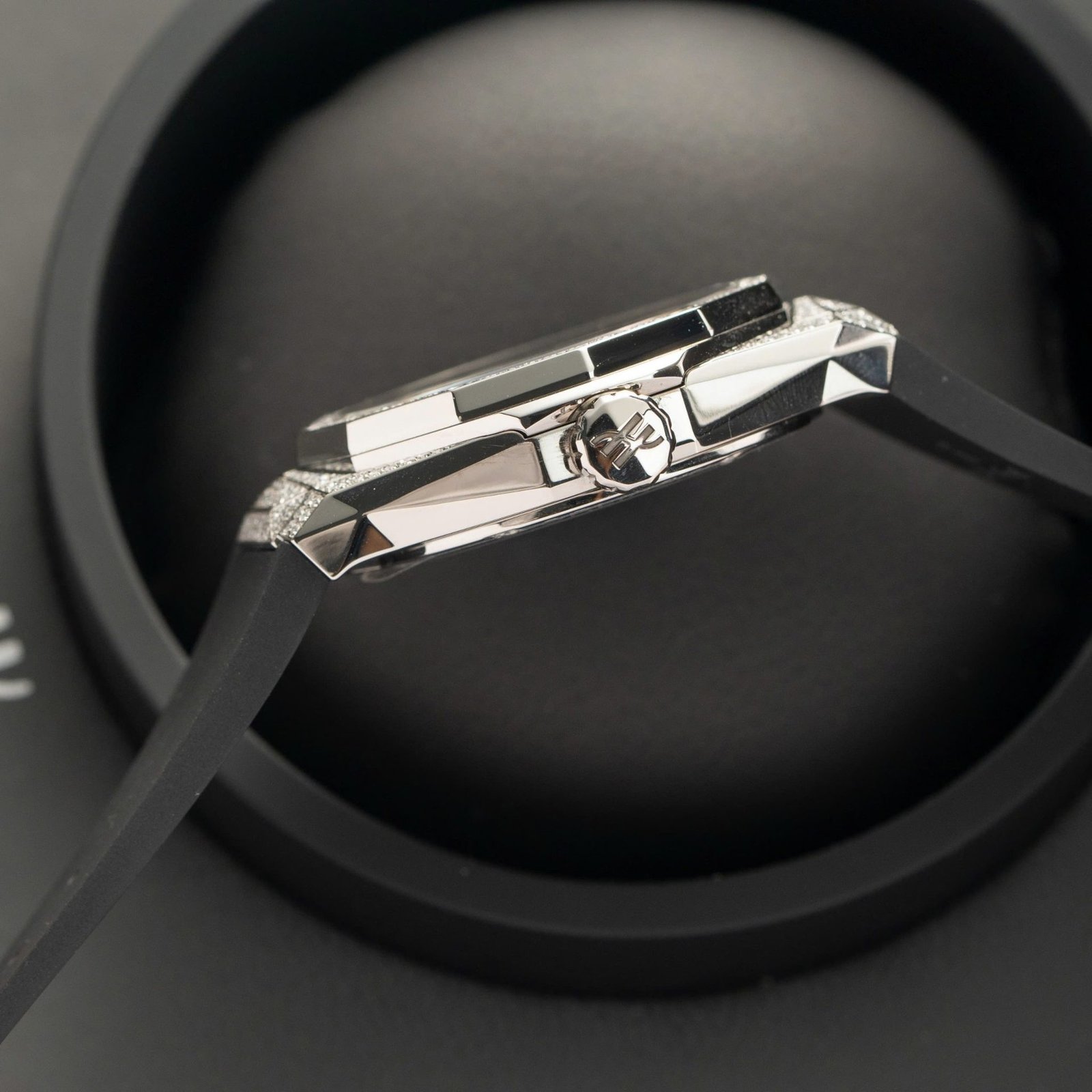 Hublot Classic Fusion Orlinski Titanium Pavé Black Dial Custom Full Moissanite 1:1 Copy 40mm - 图片 8