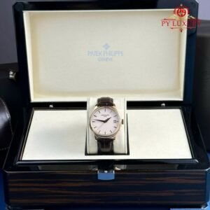 Patek Philippe Calatrava 5227R-001 Rose Gold Leather Strap 1:1 Replica 3KF 39mm