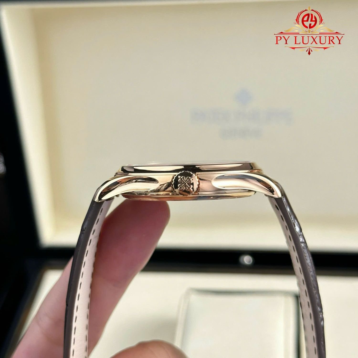 Patek Philippe Calatrava 5227R-001 Rose Gold Leather Strap 1:1 Replica 3KF 39mm - 图片 9