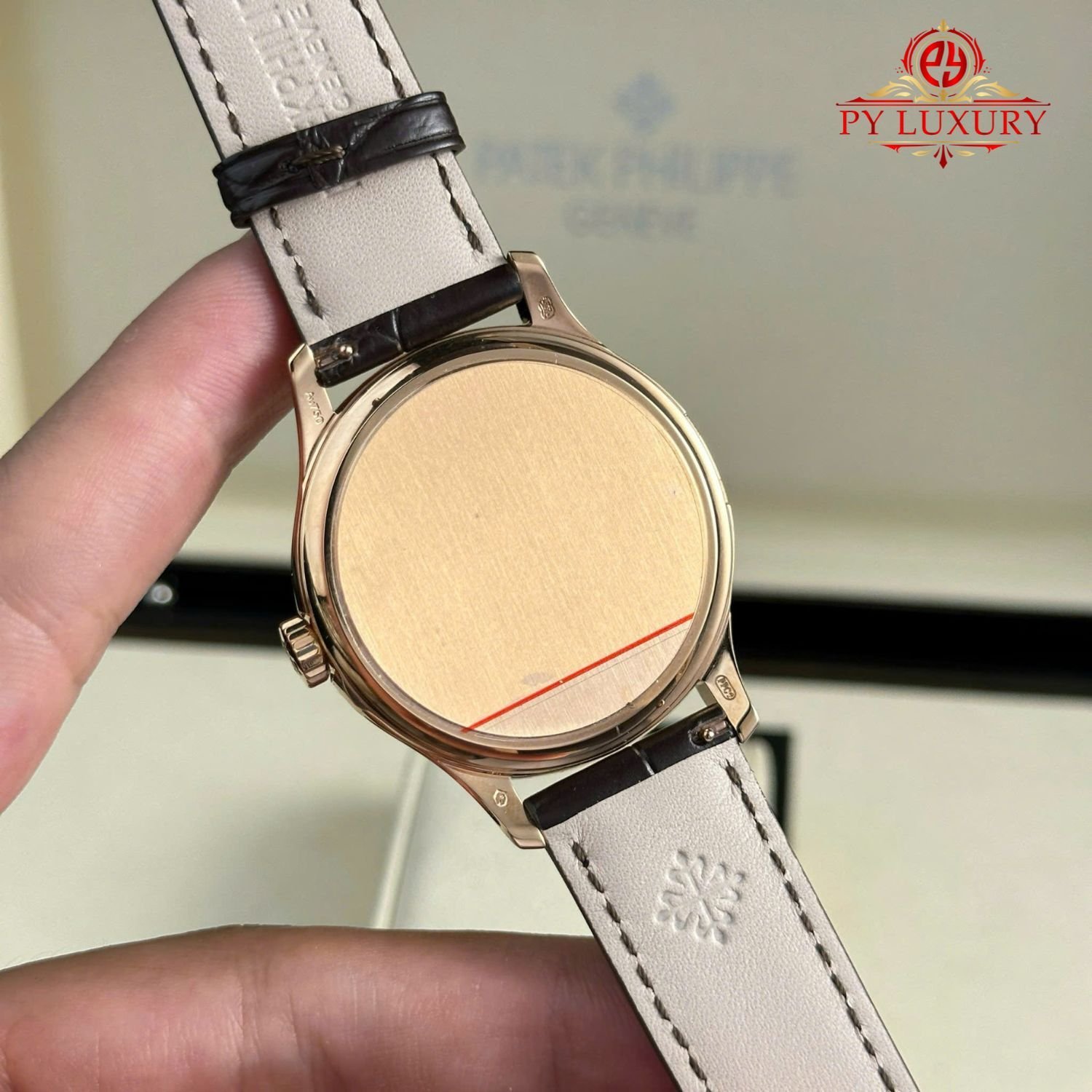 Patek Philippe Calatrava 5227R-001 Rose Gold Leather Strap 1:1 Replica 3KF 39mm - 图片 12