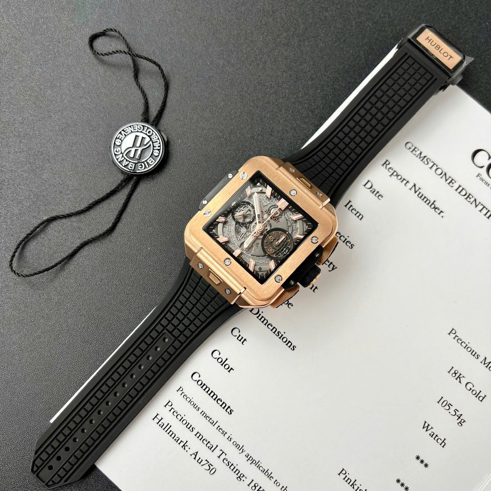 Hublot Square Bang Unico King Gold Best Quality Replica BBF 42mm - 图片 2