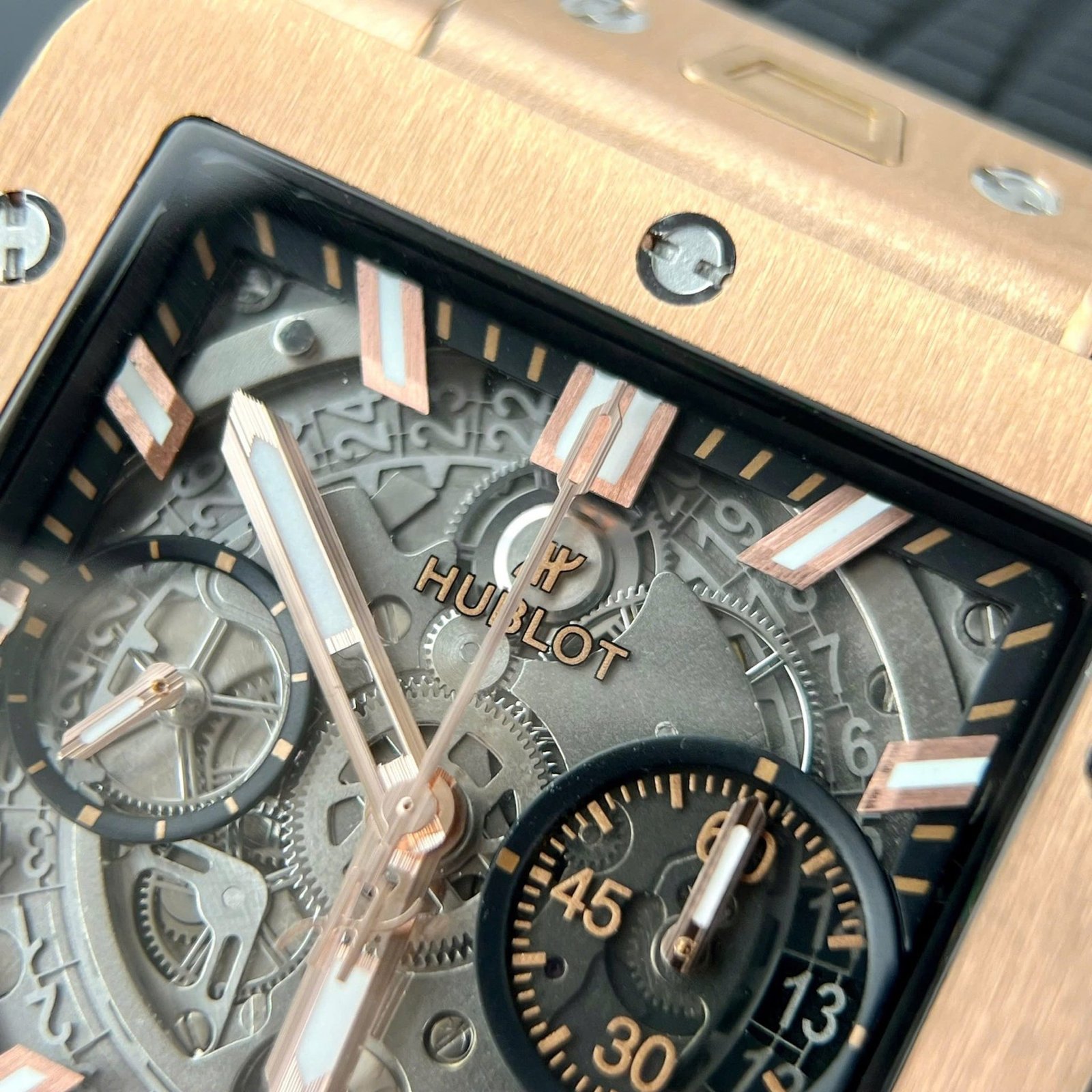 Hublot Square Bang Unico King Gold Best Quality Replica BBF 42mm - 图片 3