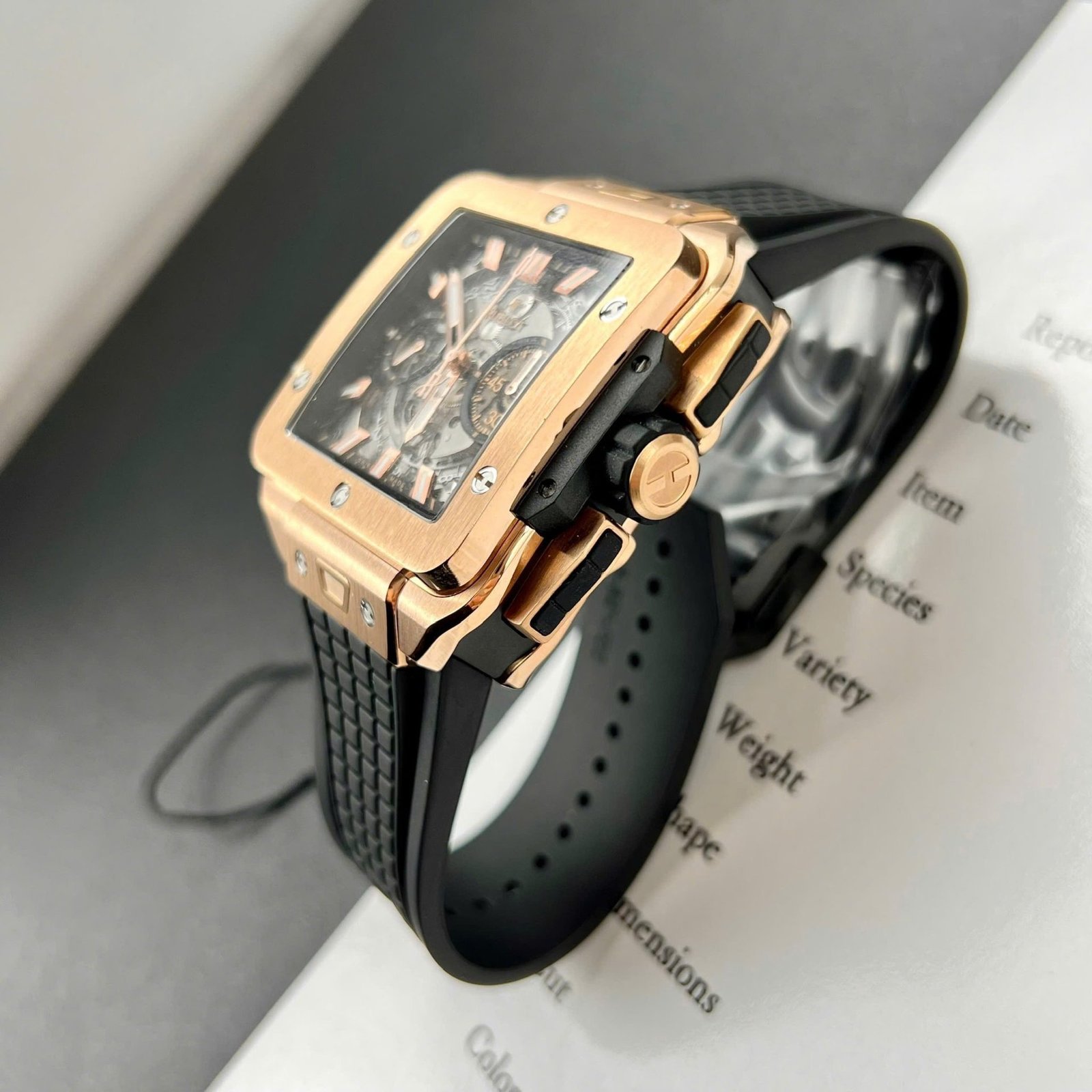 Hublot Square Bang Unico King Gold Best Quality Replica BBF 42mm - 图片 6