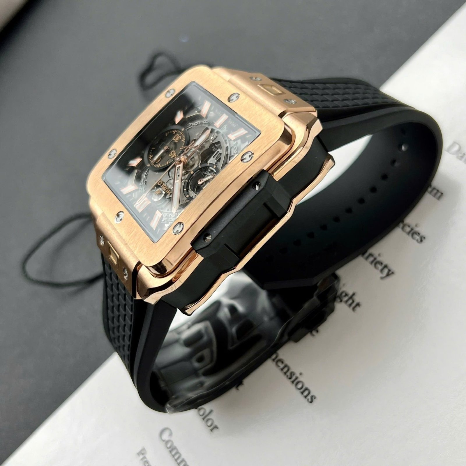 Hublot Square Bang Unico King Gold Best Quality Replica BBF 42mm - 图片 7