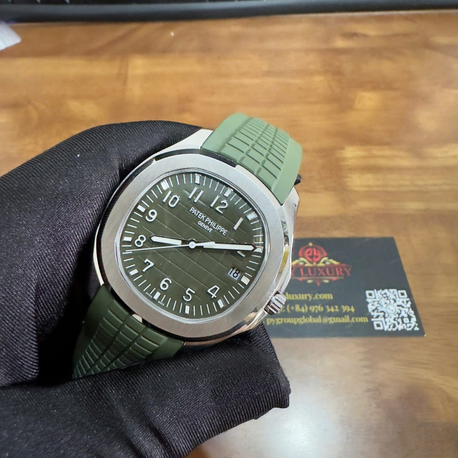 Patek Philippe Aquanaut 5168G-010 Modified Full Option Super Clone Best Replica 42.2mm - 图片 3