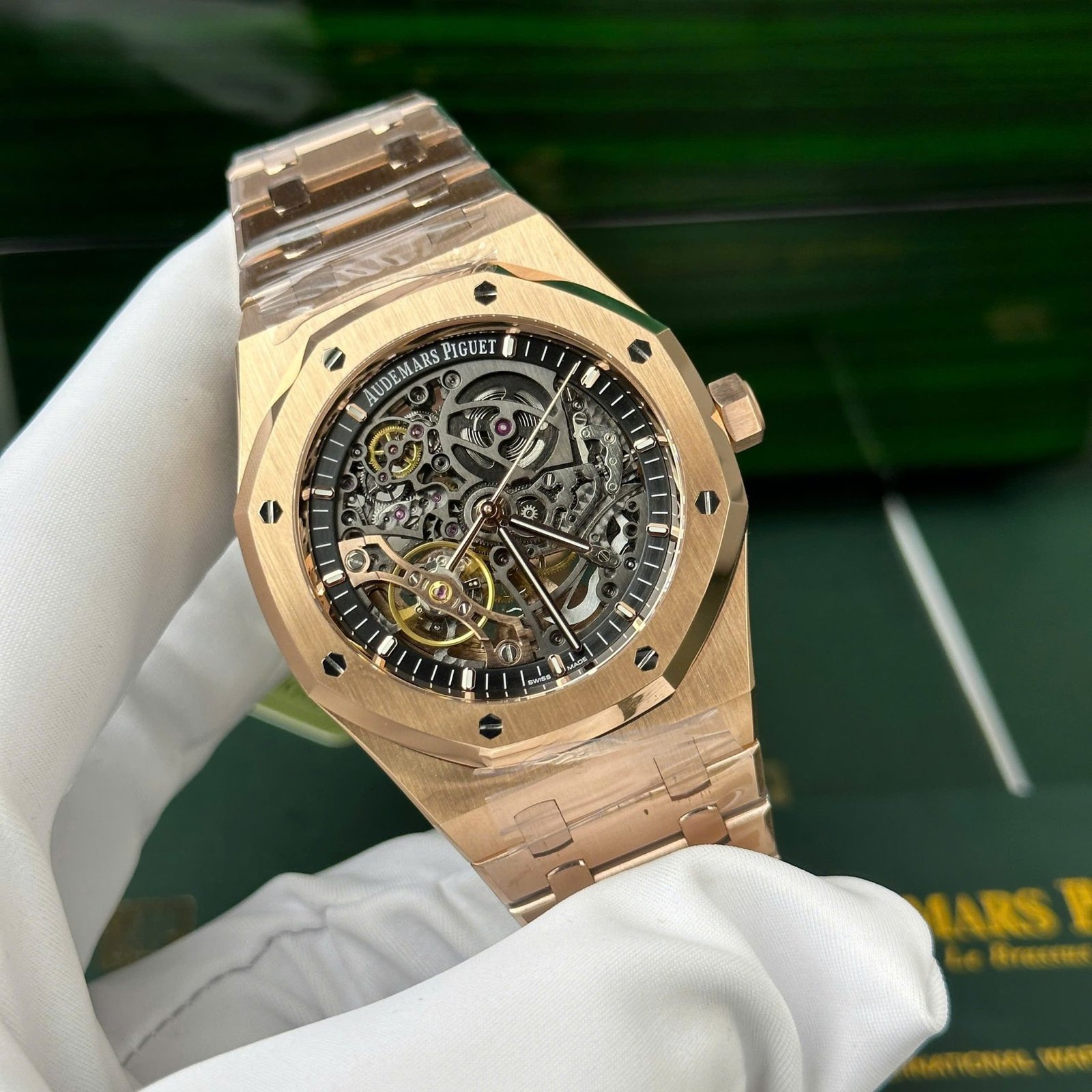 Audemars Piguet Royal Oak 15407OR Openworked Skeleton Dial Rose Gold 1:1 Best Replica THB 41mm - 图片 2