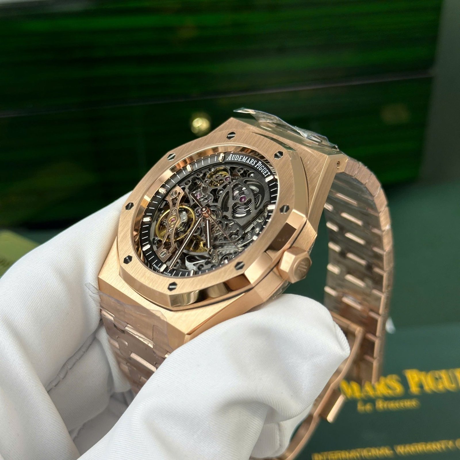 Audemars Piguet Royal Oak 15407OR Openworked Skeleton Dial Rose Gold 1:1 Best Replica THB 41mm - 图片 4