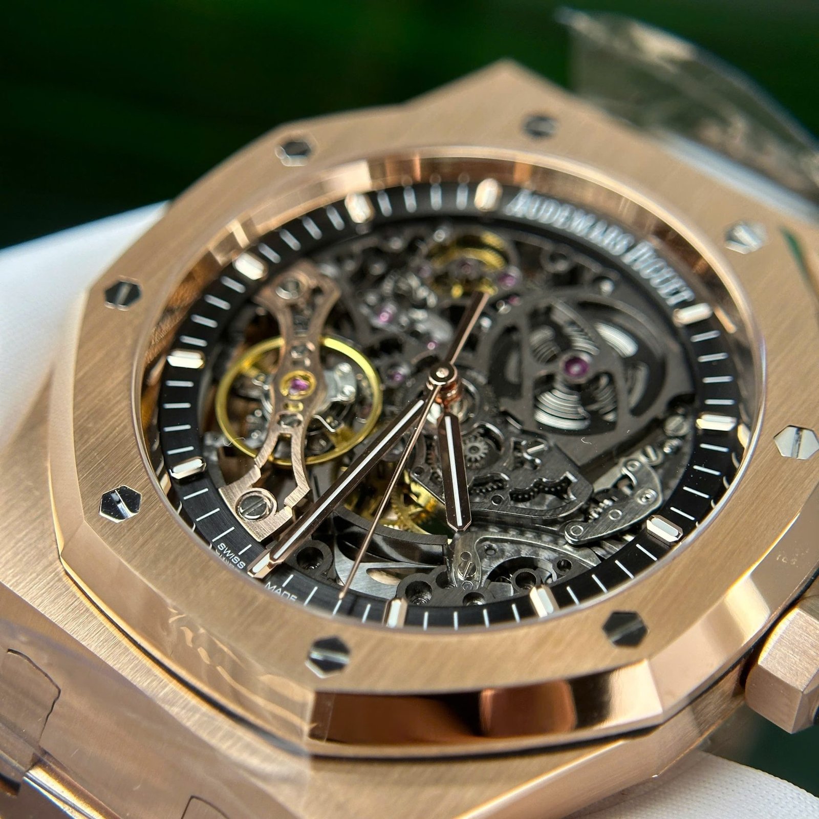 Audemars Piguet Royal Oak 15407OR Openworked Skeleton Dial Rose Gold 1:1 Best Replica THB 41mm - 图片 6