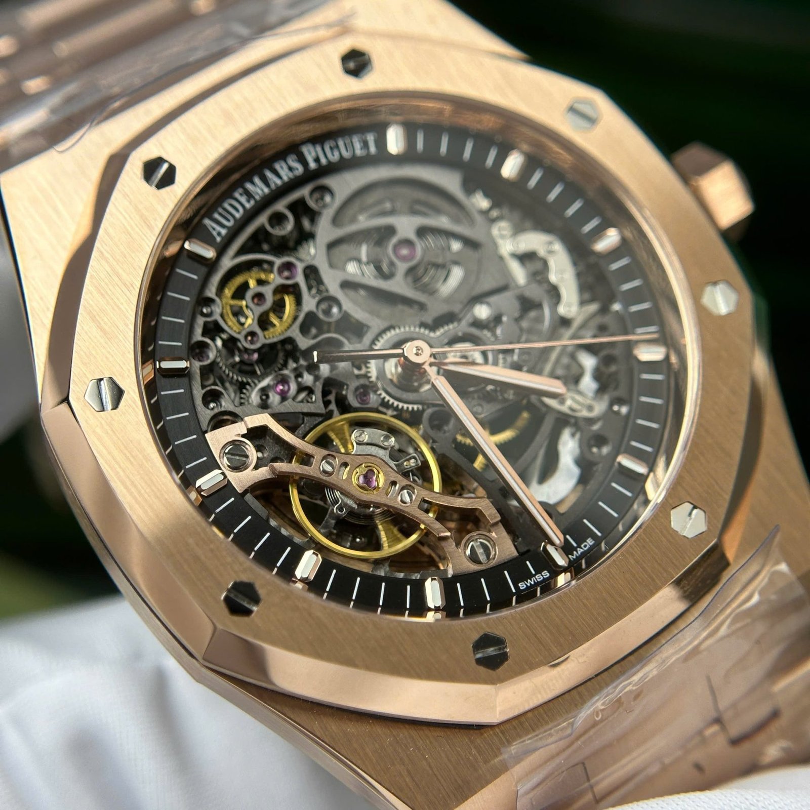 Audemars Piguet Royal Oak 15407OR Openworked Skeleton Dial Rose Gold 1:1 Best Replica THB 41mm - 图片 7