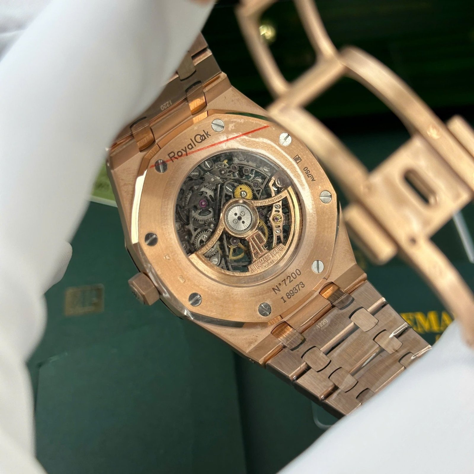 Audemars Piguet Royal Oak 15407OR Openworked Skeleton Dial Rose Gold 1:1 Best Replica THB 41mm - 图片 10