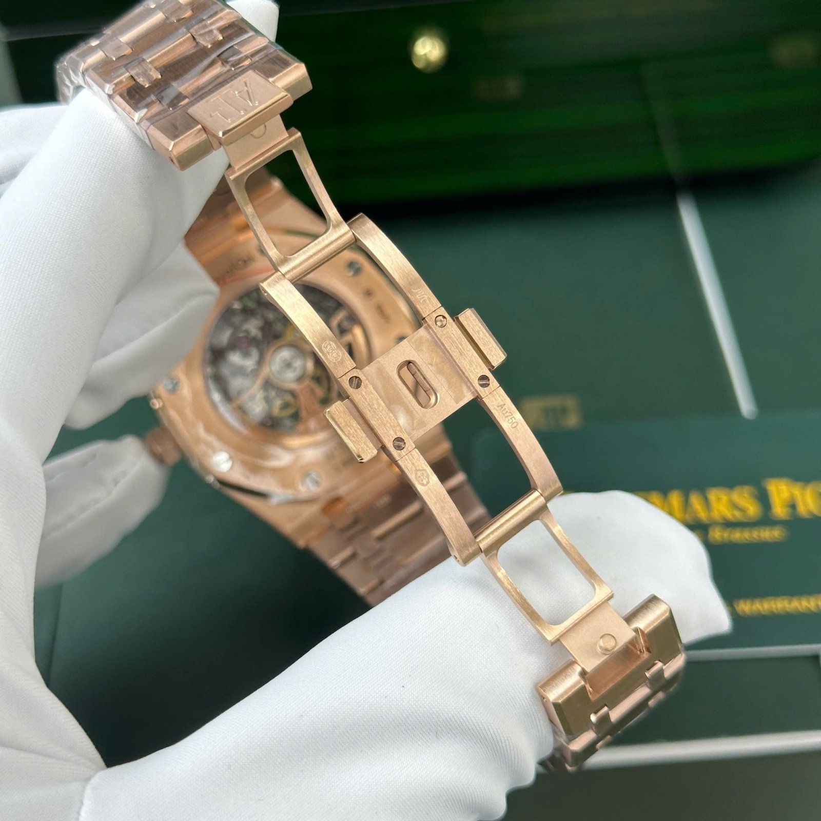 Audemars Piguet Royal Oak 15407OR Openworked Skeleton Dial Rose Gold 1:1 Best Replica THB 41mm - 图片 11