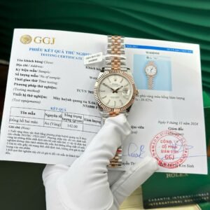 Rolex Datejust 126331 Two Tone 10K Everose Gold Wrapped Sundust Luminous Dial Jubilee Best Replica 41mm