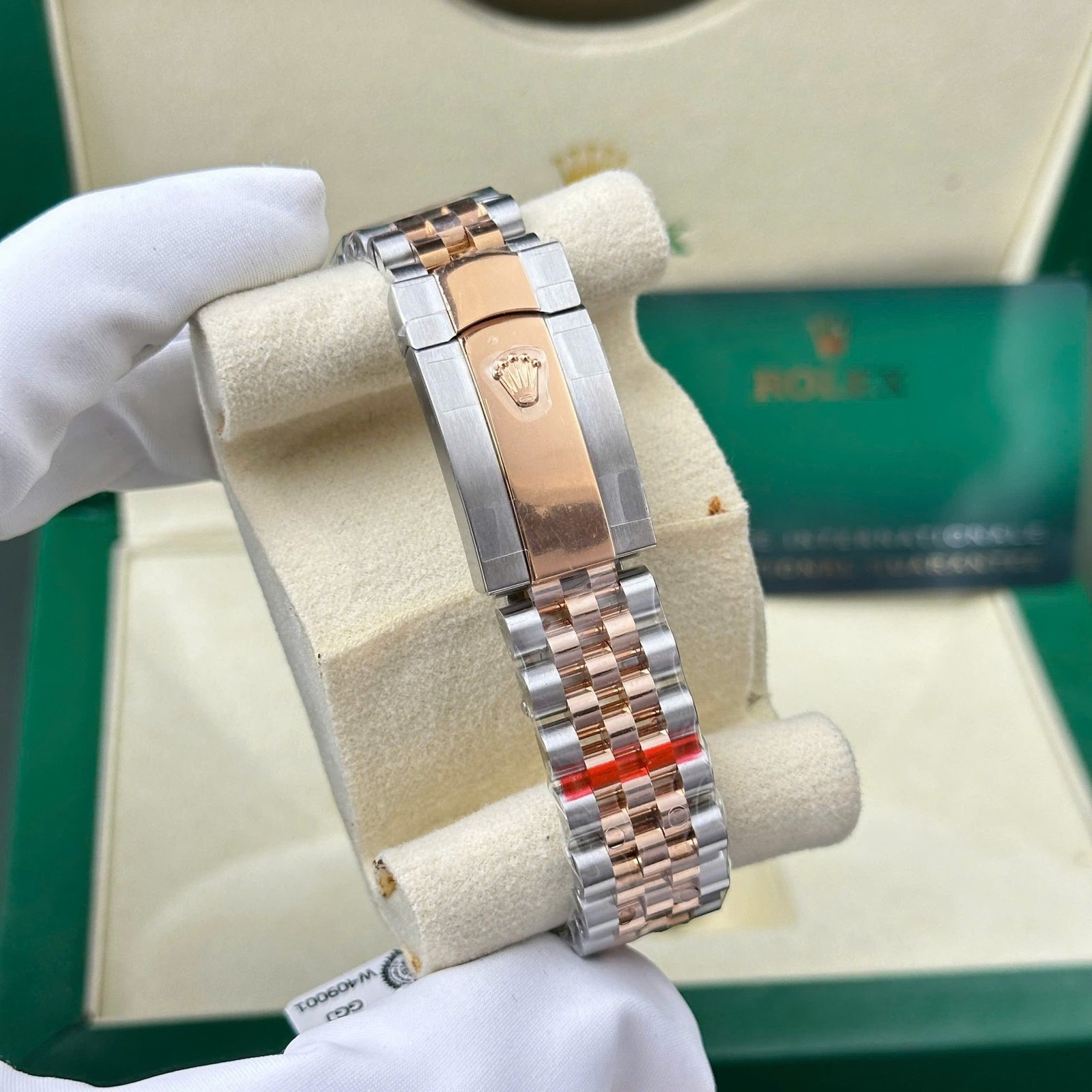 Rolex Datejust 126331 Two Tone 10K Everose Gold Wrapped White MOP Dial Jubilee Best Replica 41mm - 图片 10