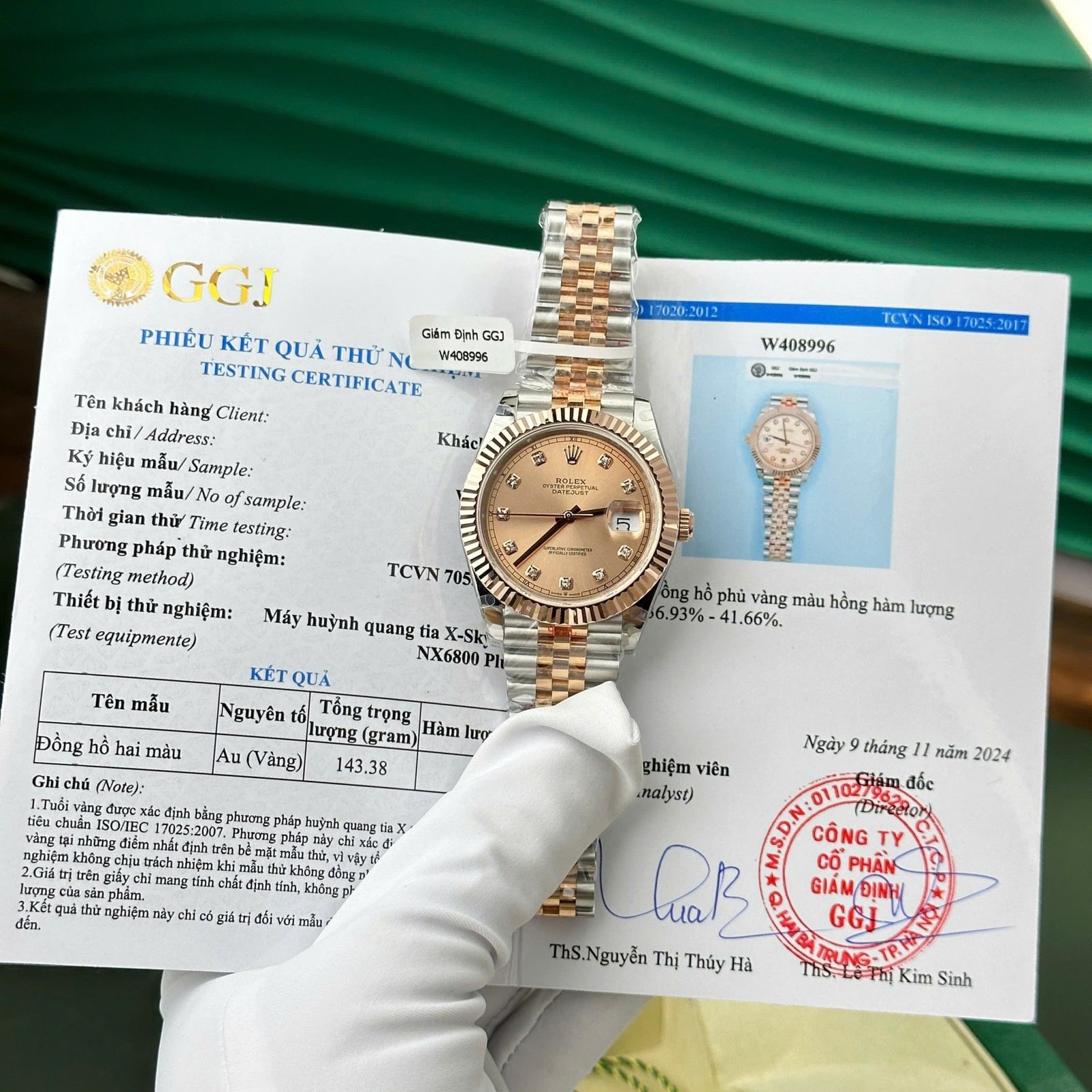 Rolex Datejust 126331 Salmon Diamond Index Dial 10K Everose Gold Wrapped Jubilee Best Replica 41mm