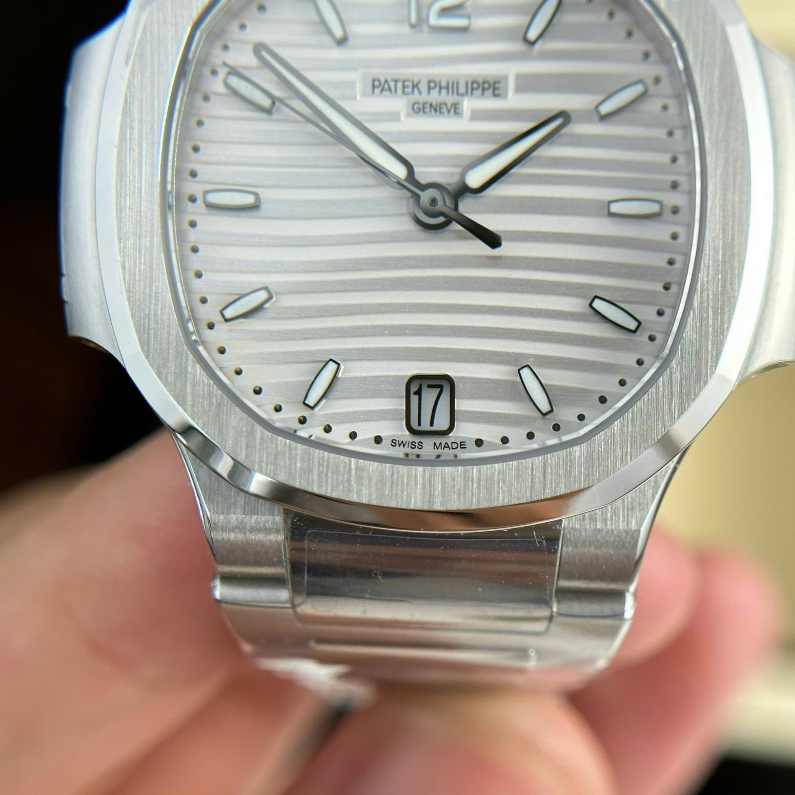 Patek Philippe Nautilus 7118/1A-010 Steel White Dial Best Clone 3KF 35.2mm - 图片 6