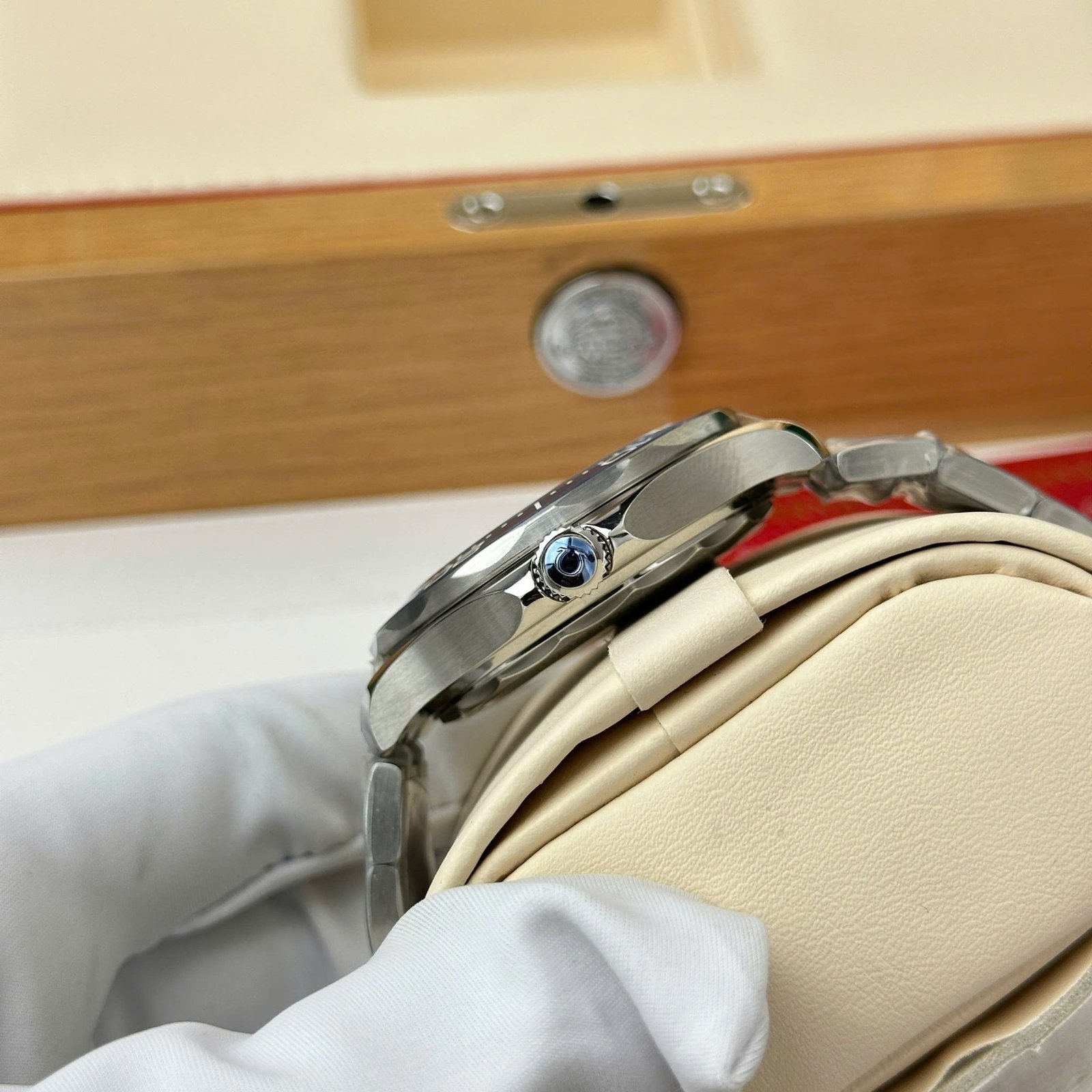 Omega Seamaster Diver 300M Tokyo 2020 White Dial Blue Ceramic Bezel Super Clone 42mm - 图片 6