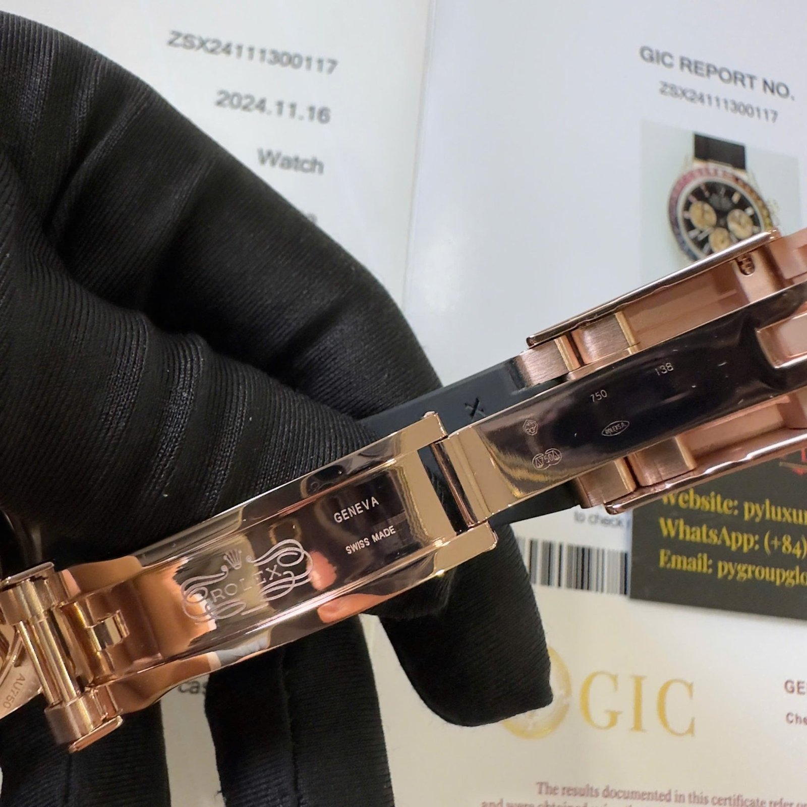 Rolex Daytona Rainbow 18K Rose Gold Wrapped Custom Moissanite & Synthetic Sapphire Rubber Strap Super Clone 40mm - 图片 14