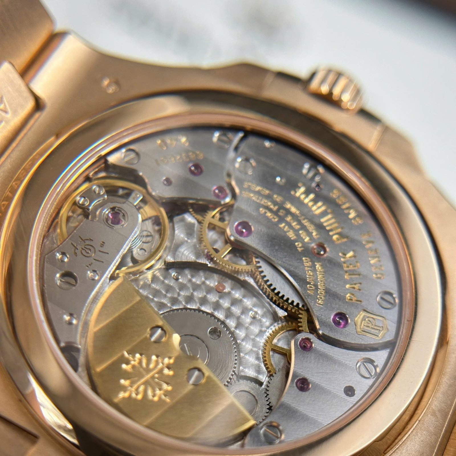 Patek Philippe Nautilus 5712/1R-001 Brown Dial 18K Solid Gold 1:1 CNC Custom Made 40mm - 图片 12