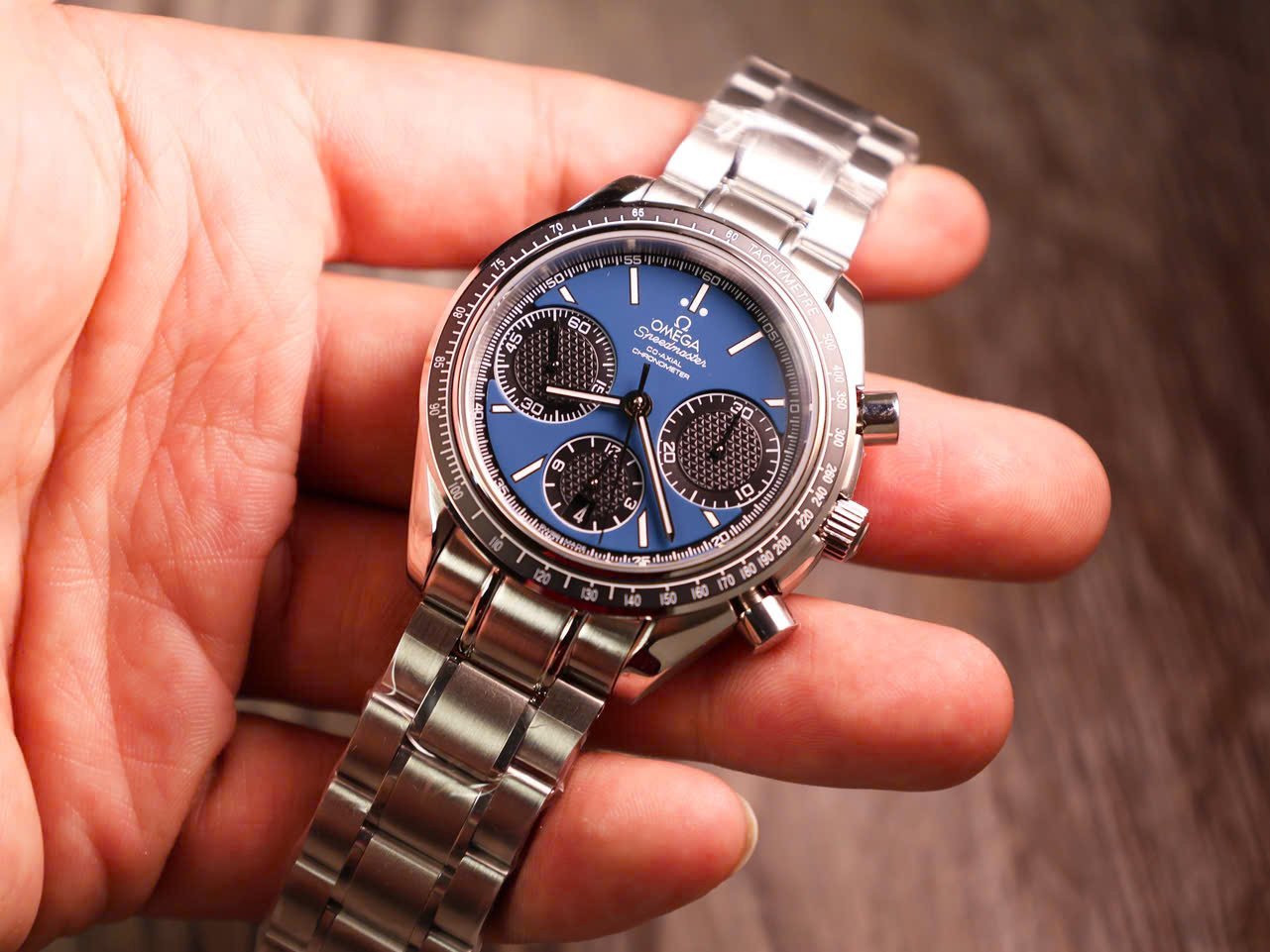 Omega Speedmaster Racing Co-Axial Chronometer Chronograph 326.30.40.50.03.001 Blue Dial Replica 40mm - 图片 2