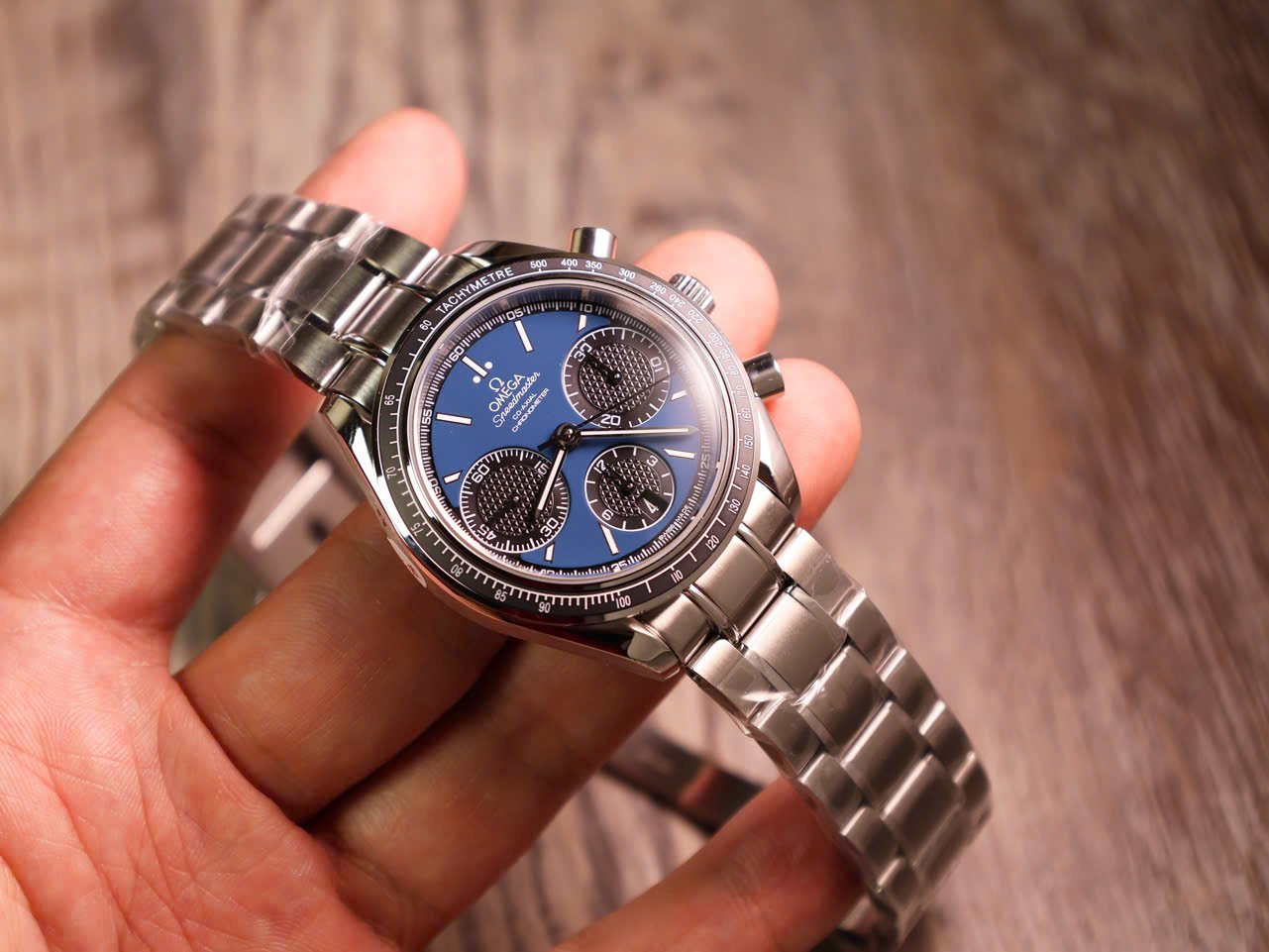 Omega Speedmaster Racing Co-Axial Chronometer Chronograph 326.30.40.50.03.001 Blue Dial Replica 40mm - 图片 3