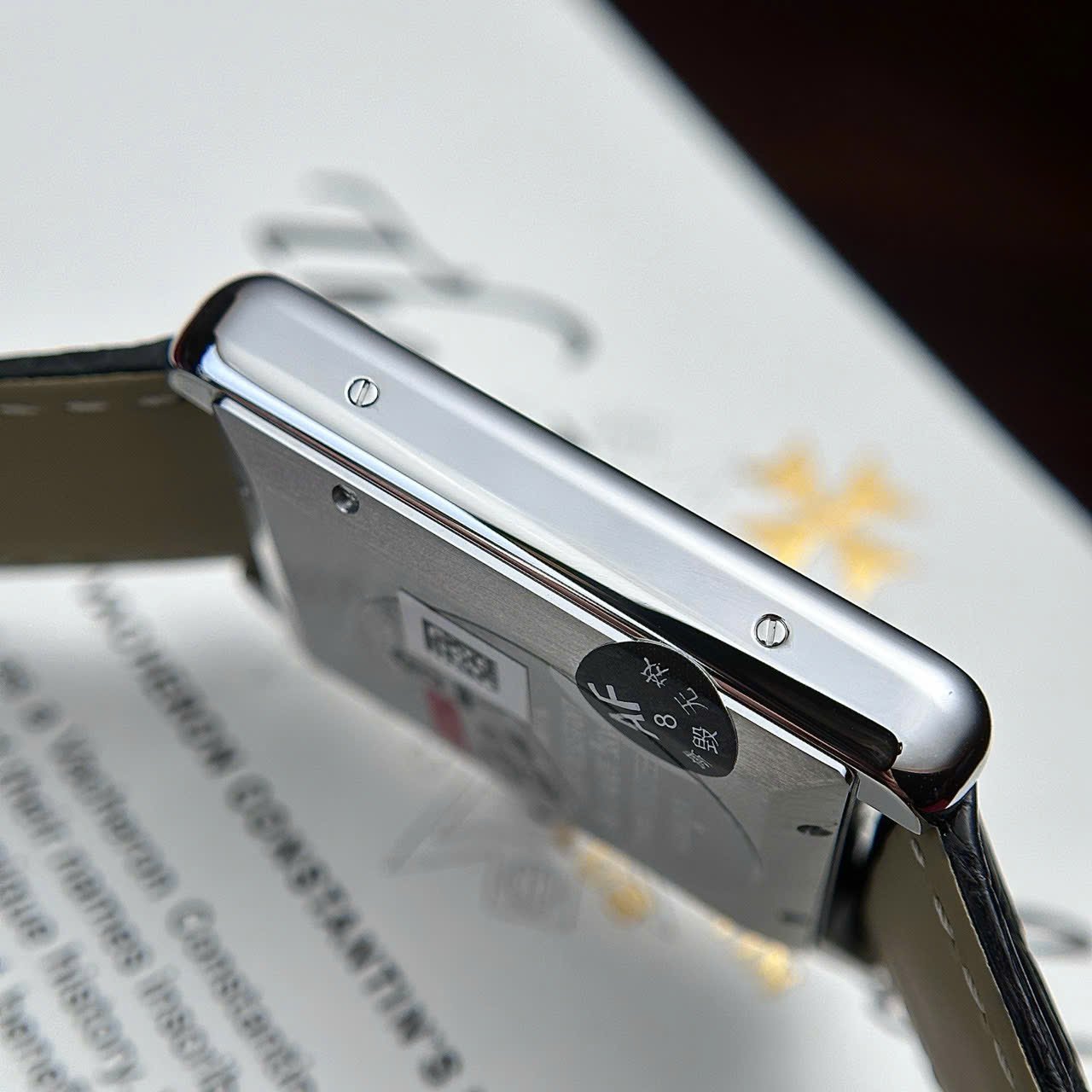 Cartier Tank Solo Extra Large White Dial Leather Strap Best Replica AF 31mm x 41mm - 图片 8