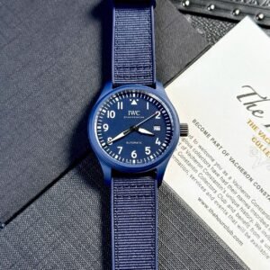 IWC Pilot’s Watch Laureus Sport Blue Ceramic Blue Dial Best Copy V7 Factory 41mm