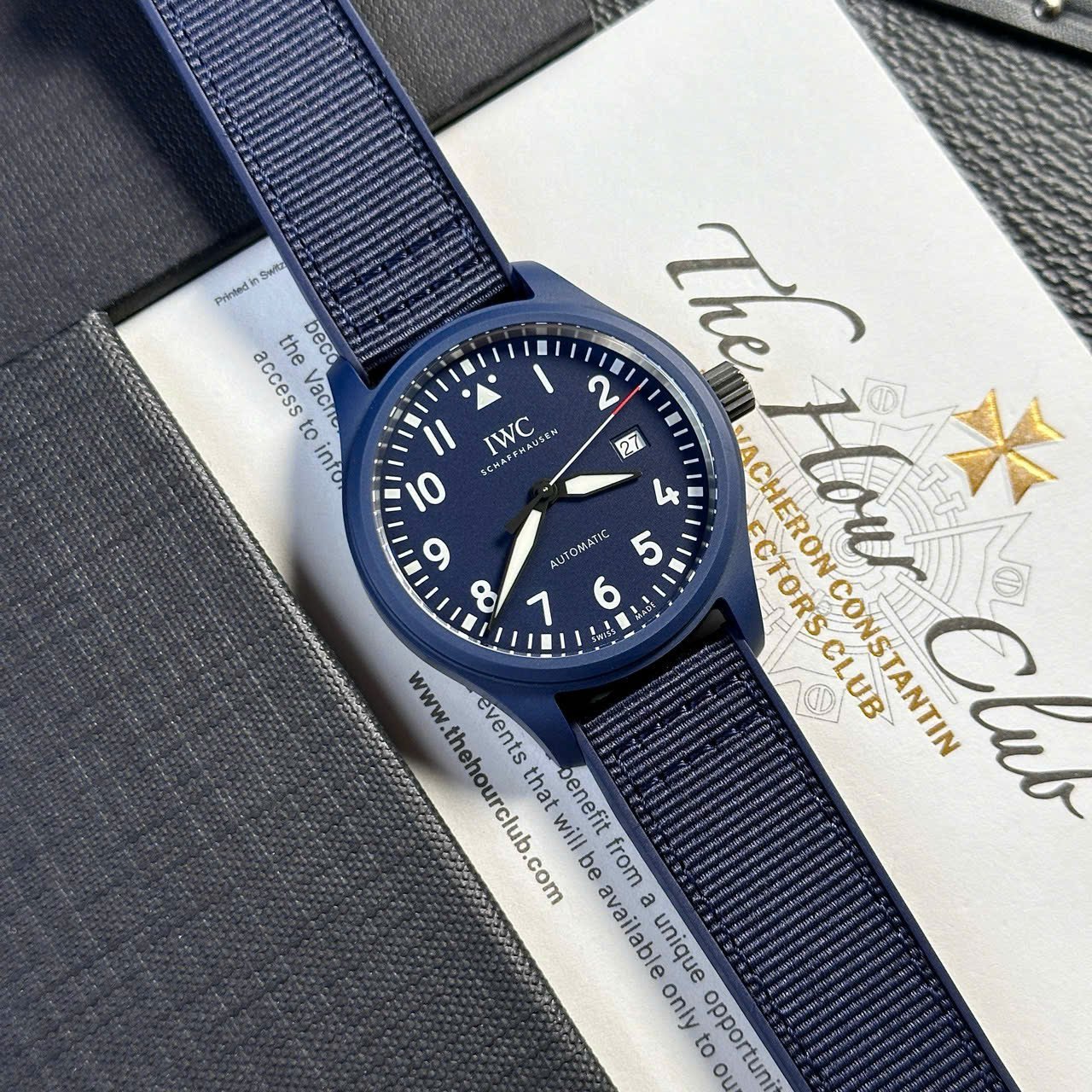 IWC Pilot’s Watch Laureus Sport Blue Ceramic Blue Dial Best Copy V7 Factory 41mm - 图片 2