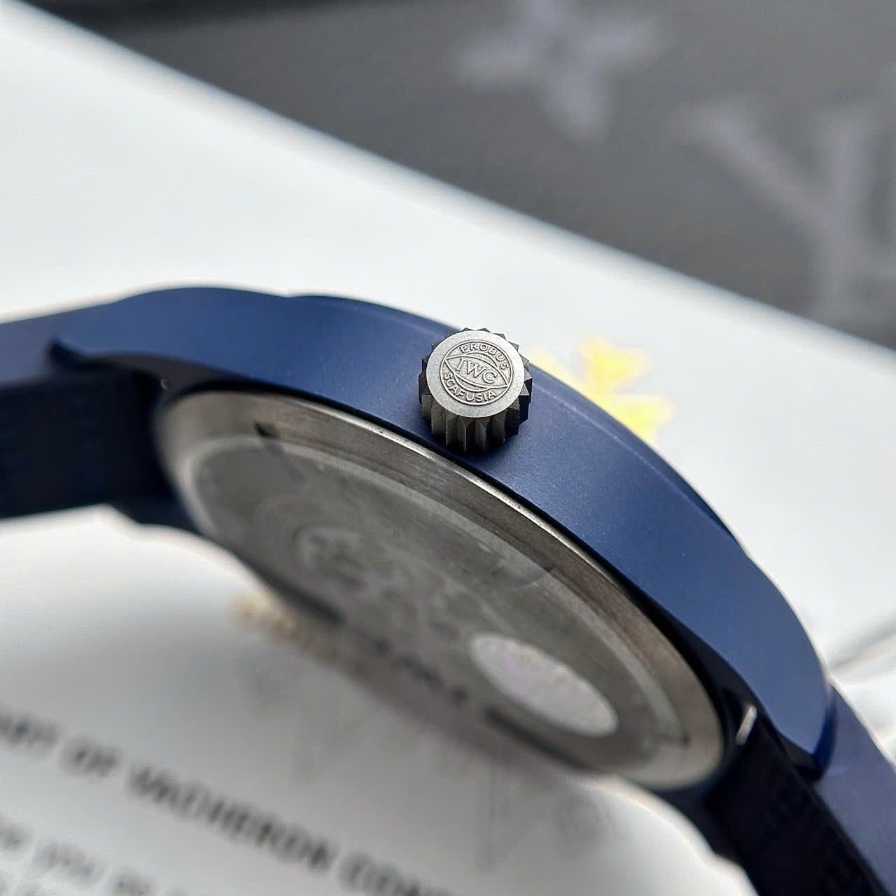 IWC Pilot’s Watch Laureus Sport Blue Ceramic Blue Dial Best Copy V7 Factory 41mm - 图片 6