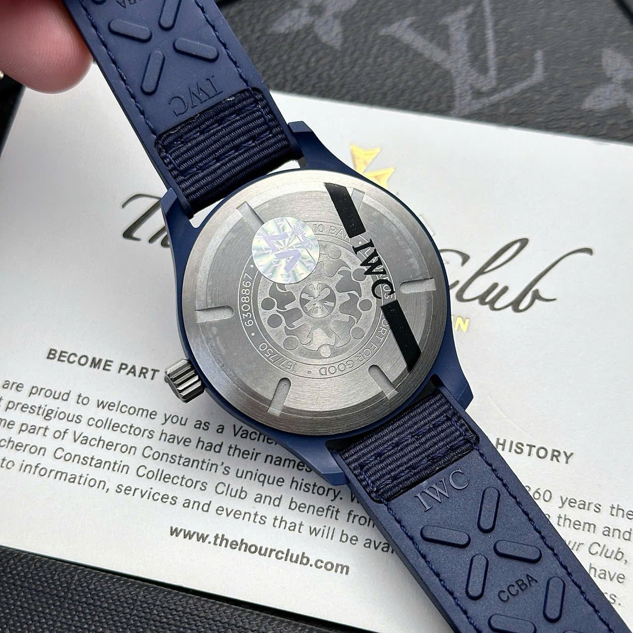 IWC Pilot’s Watch Laureus Sport Blue Ceramic Blue Dial Best Copy V7 Factory 41mm - 图片 7