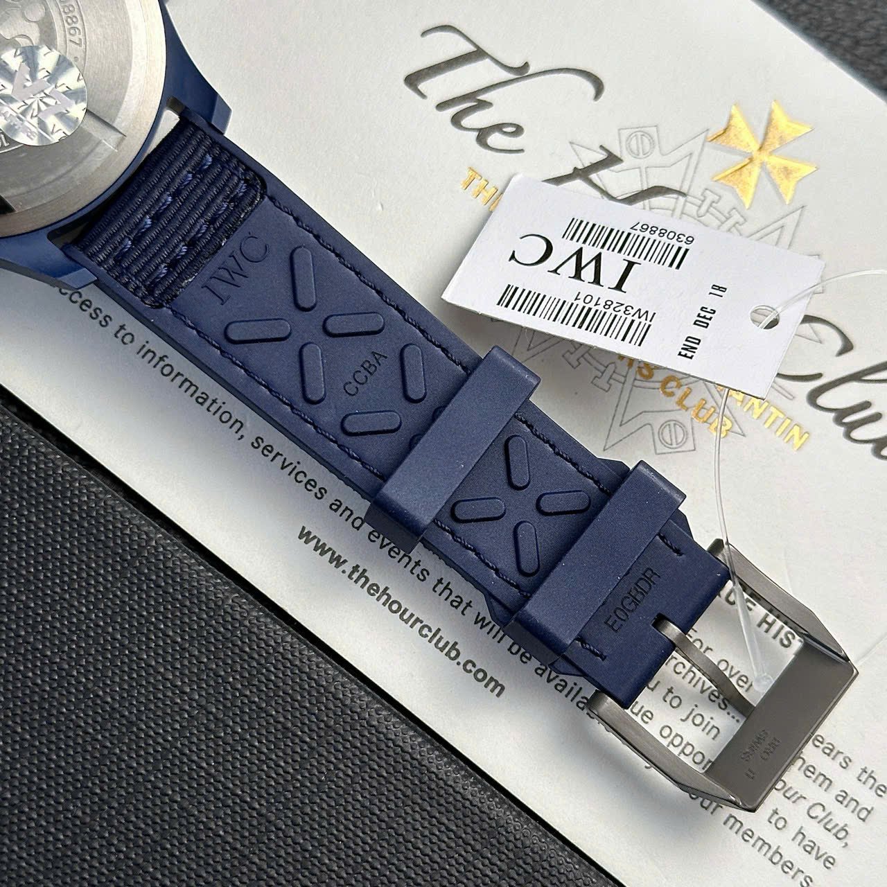 IWC Pilot’s Watch Laureus Sport Blue Ceramic Blue Dial Best Copy V7 Factory 41mm - 图片 9