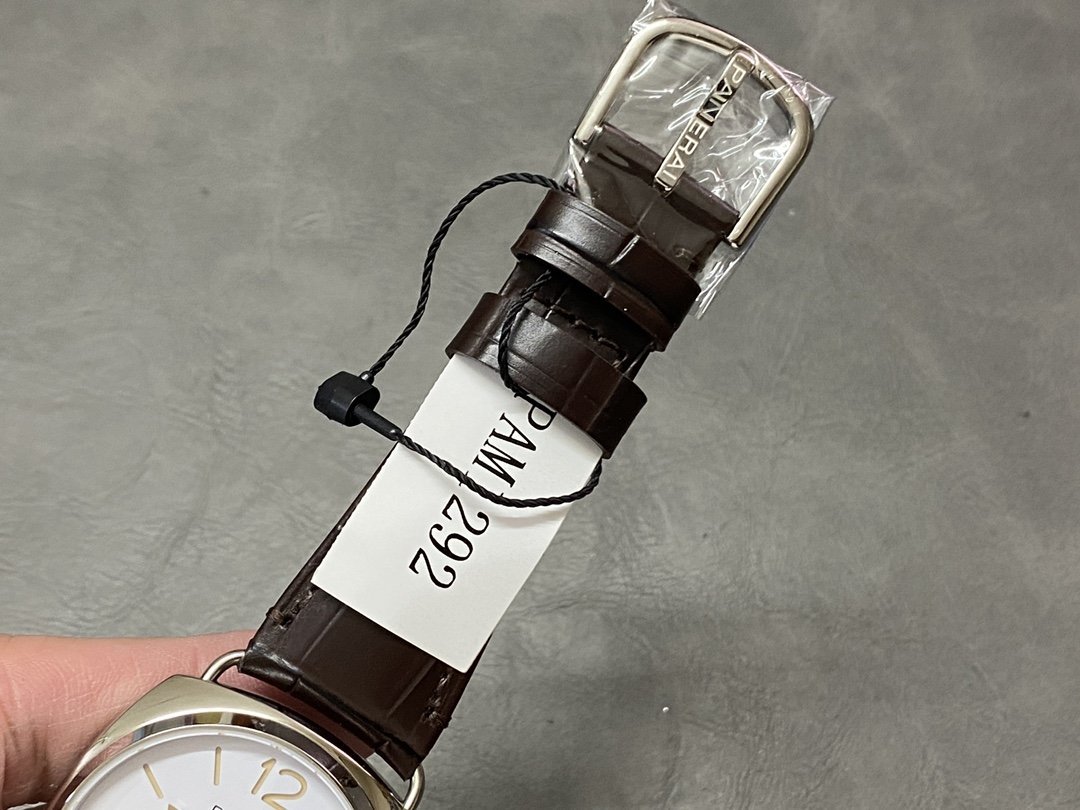 Panerai Radiomir Quaranta PAM 1292 White Dial Leather Strap 1:1 Best Replica VSF 40mm - 图片 8