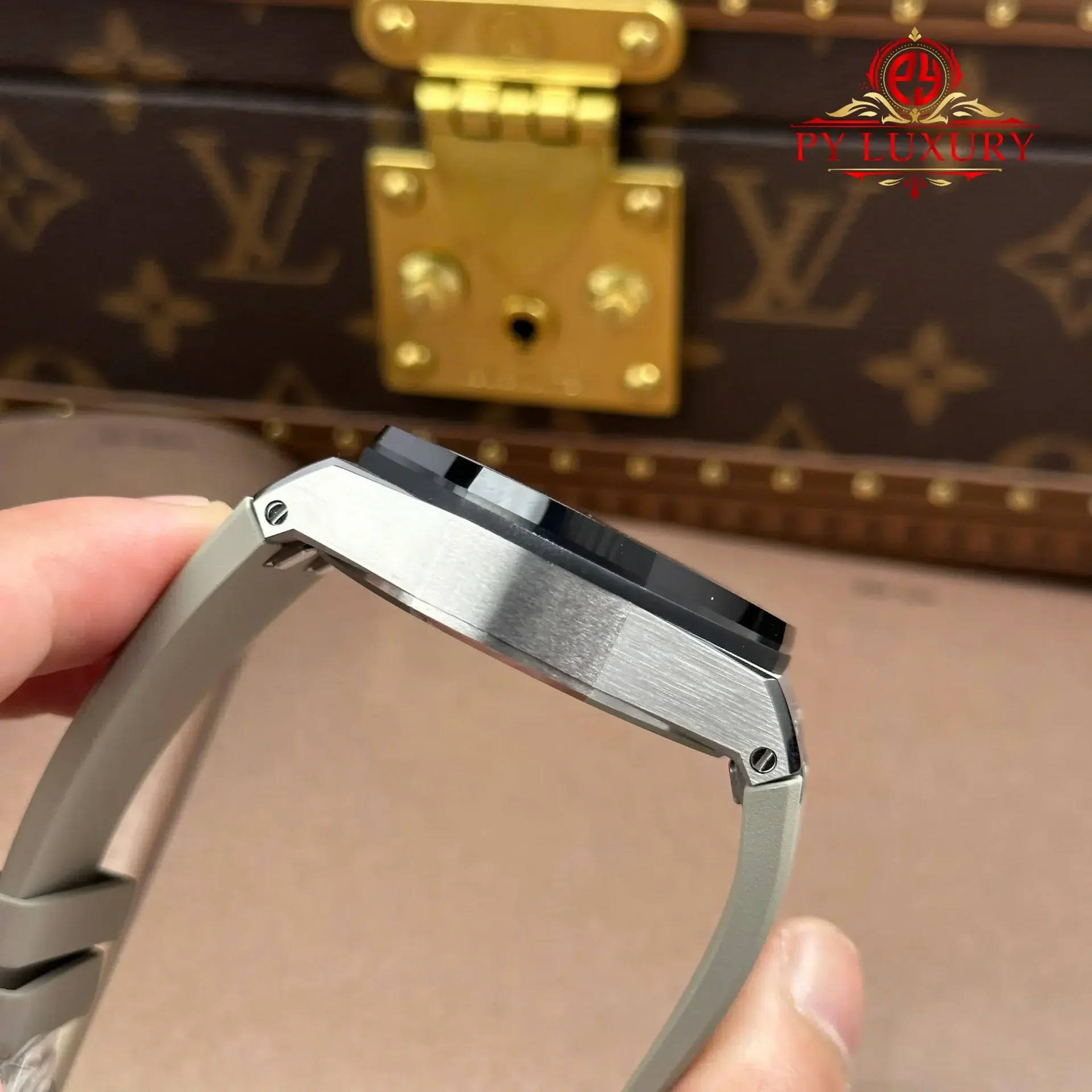 Audemars Piguet Royal Oak Offshore Chronograph 26420SO Smoked Taupe Dial Rubber Strap 1:1 Best Replica DDF 43mm (Free Sprung) - 图片 8