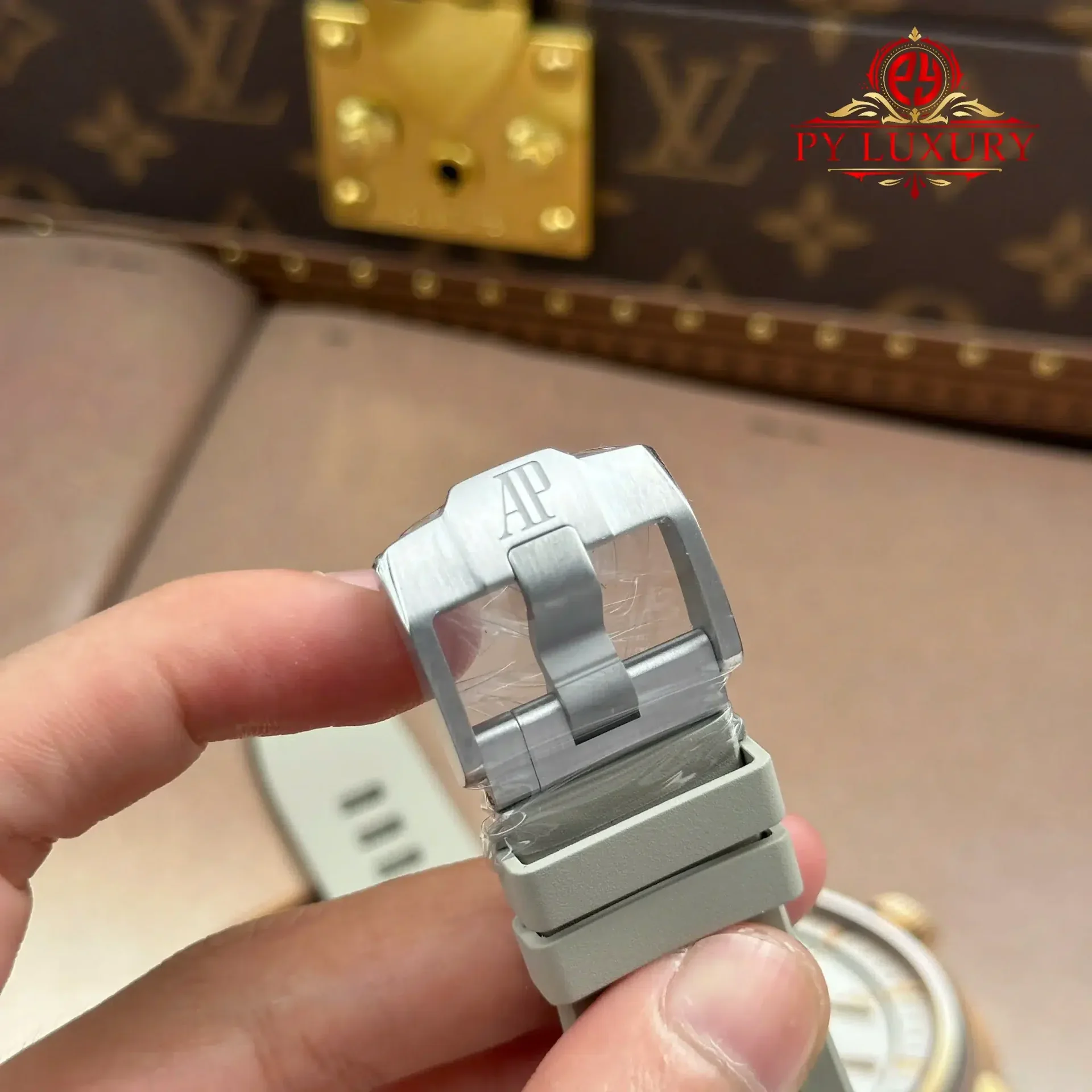 Audemars Piguet Royal Oak Offshore Chronograph 26420SO Smoked Taupe Dial Rubber Strap 1:1 Best Replica DDF 43mm (Free Sprung) - 图片 12