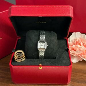 Cartier Panthère de Cartier Steel Small Model White Dial Best Replica BVF 22mm x 30mm