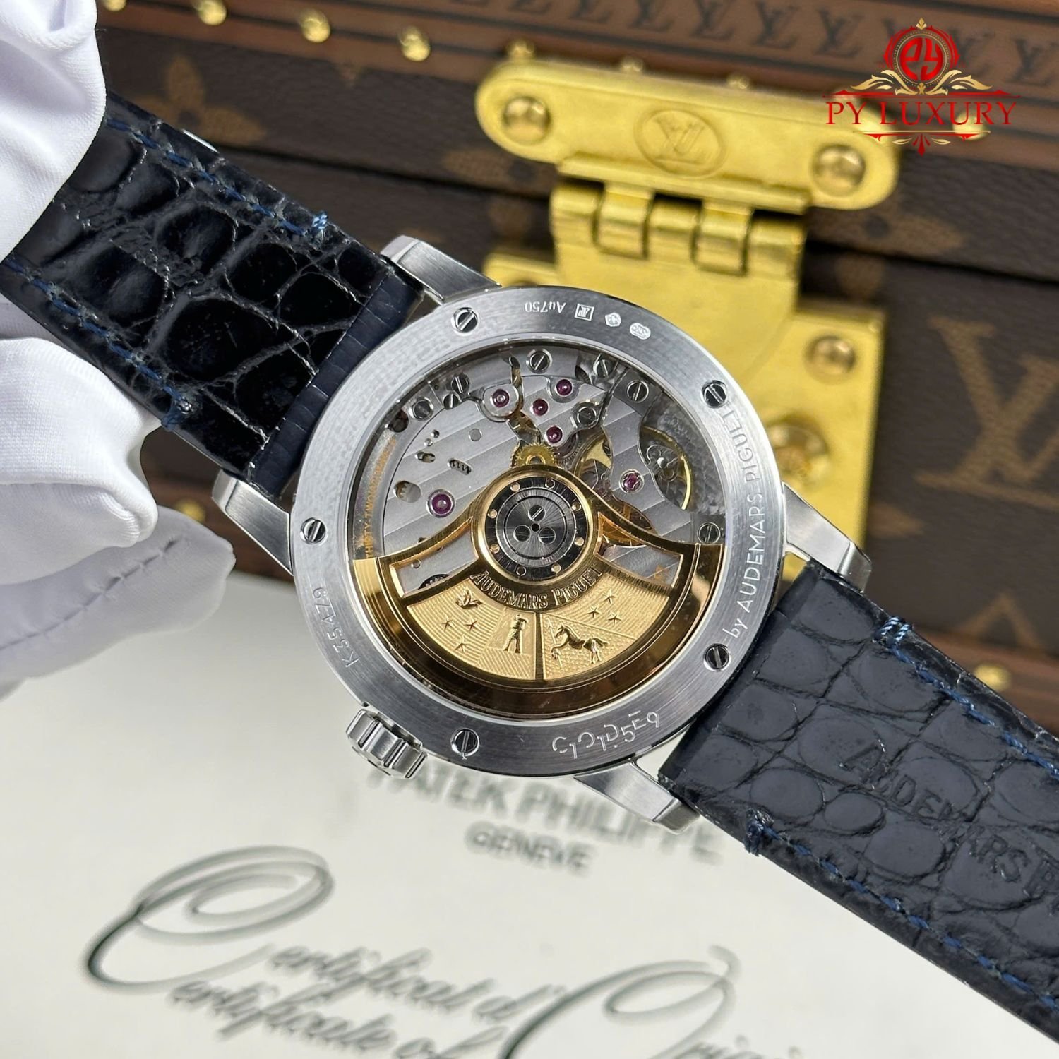 Audemars Piguet Code 11.59 Automatic 15210BC Blue Dial Leather Strap 1:1 Best Replica APSF 41mm - 图片 11