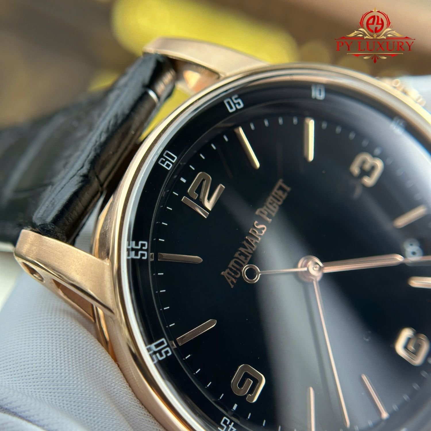 Audemars Piguet Code 11.59 Automatic 15210OR Black Dial Leather Strap 1:1 Best Replica APSF 41mm - 图片 5